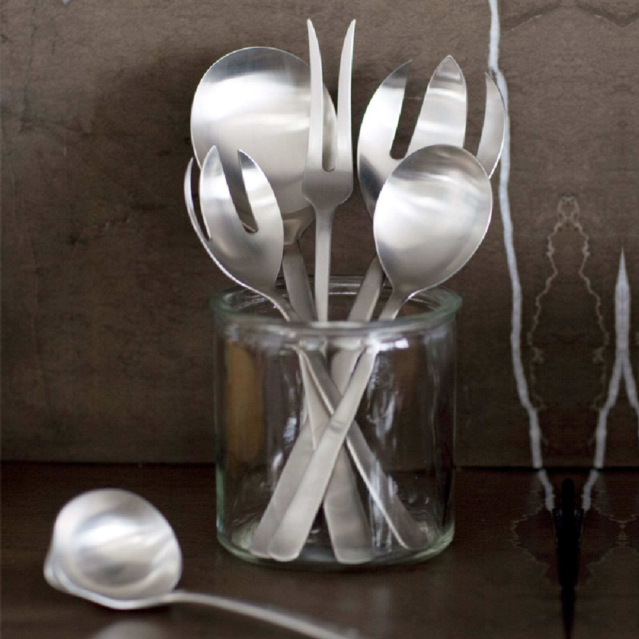[product_category]-Kay Bojesen Serving Set, Matte Steele Steel-Kay Bojesen ApS-5711168001130-113-KAY-3