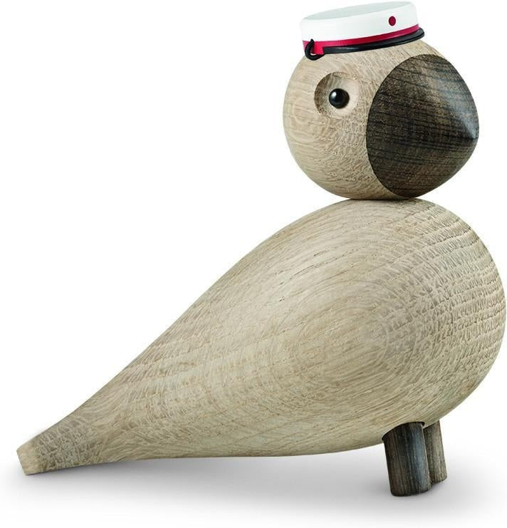 [product_category]-Kay Bojesen Songbird Alfred With Red Student Cap-Kay Bojesen-39230+39408-KAY-1