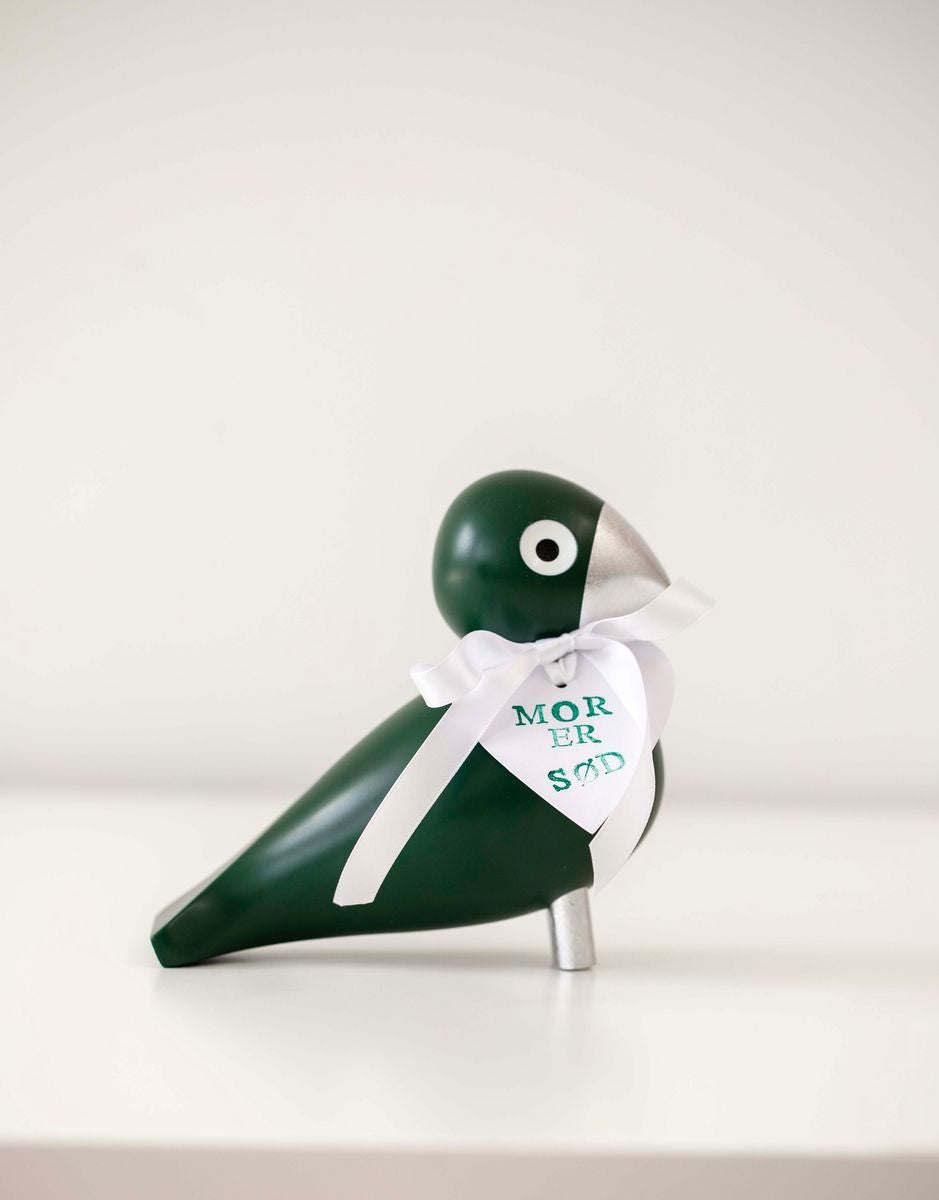 [product_category]-Kay Bojesen Songbird Georg H15,5 Cm Green/Silver-Kay Bojesen-5709513394150-39415-KAY-12