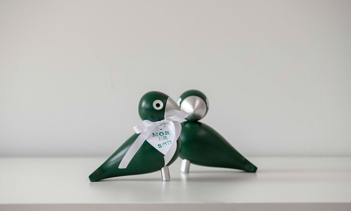 [product_category]-Kay Bojesen Songbird Georg H15,5 Cm Green/Silver-Kay Bojesen-5709513394150-39415-KAY-13