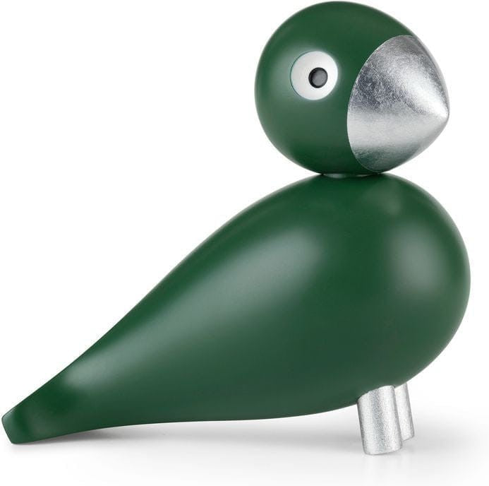 [product_category]-Kay Bojesen Songbird Georg H15,5 Cm Green/Silver-Kay Bojesen-5709513394150-39415-KAY-1