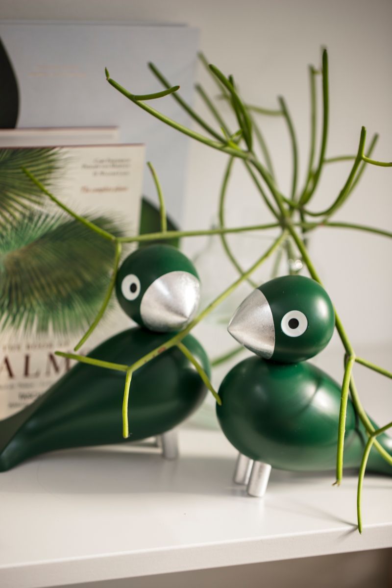 [product_category]-Kay Bojesen Songbird Georg H15,5 Cm Green/Silver-Kay Bojesen-5709513394150-39415-KAY-7