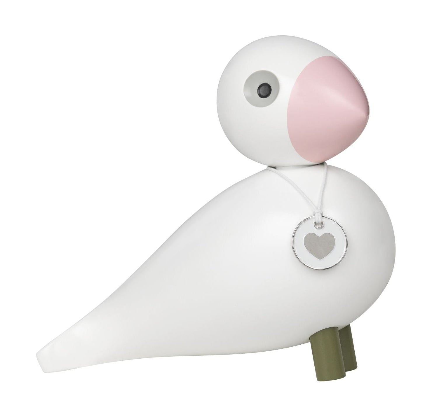 [product_category]-Kay Bojesen Songbird Love H15.5 Cm White/Pink-Kay Bojesen-5709513393511-39351-KAY-1