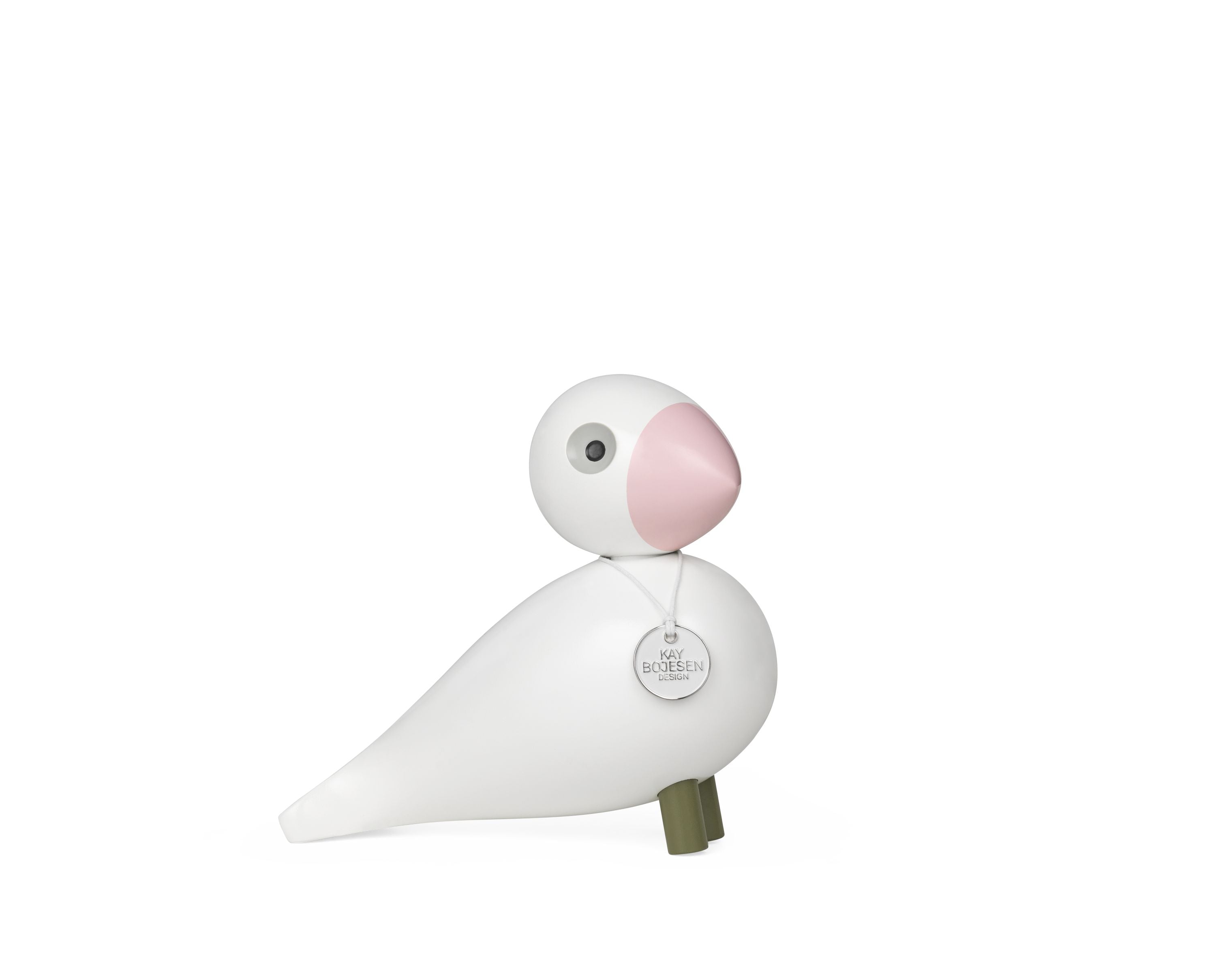 [product_category]-Kay Bojesen Songbird Love H15.5 Cm White/Pink-Kay Bojesen-5709513393511-39351-KAY-2