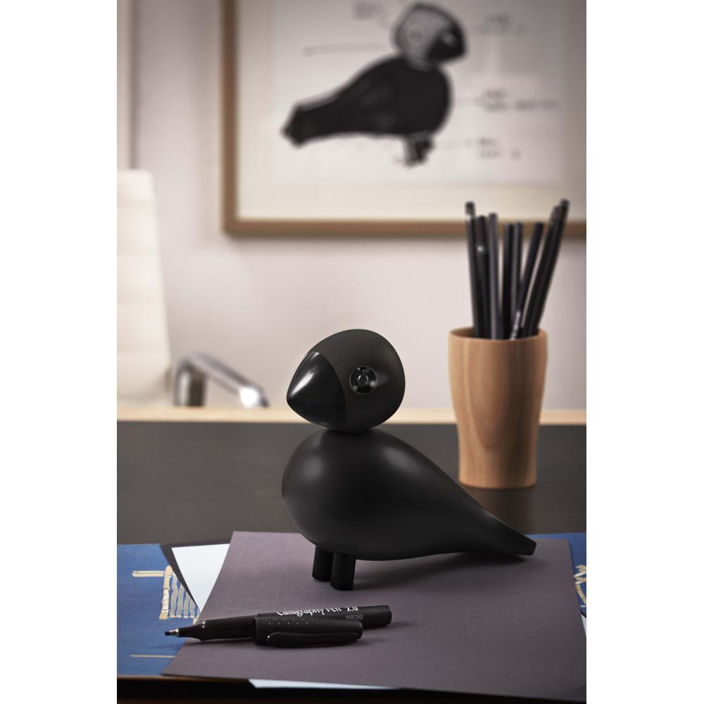 [product_category]-Kay Bojesen Songbird Ravn H15.5 Cm, Black-Kay Bojesen-5709513394815-39481-KAY-5