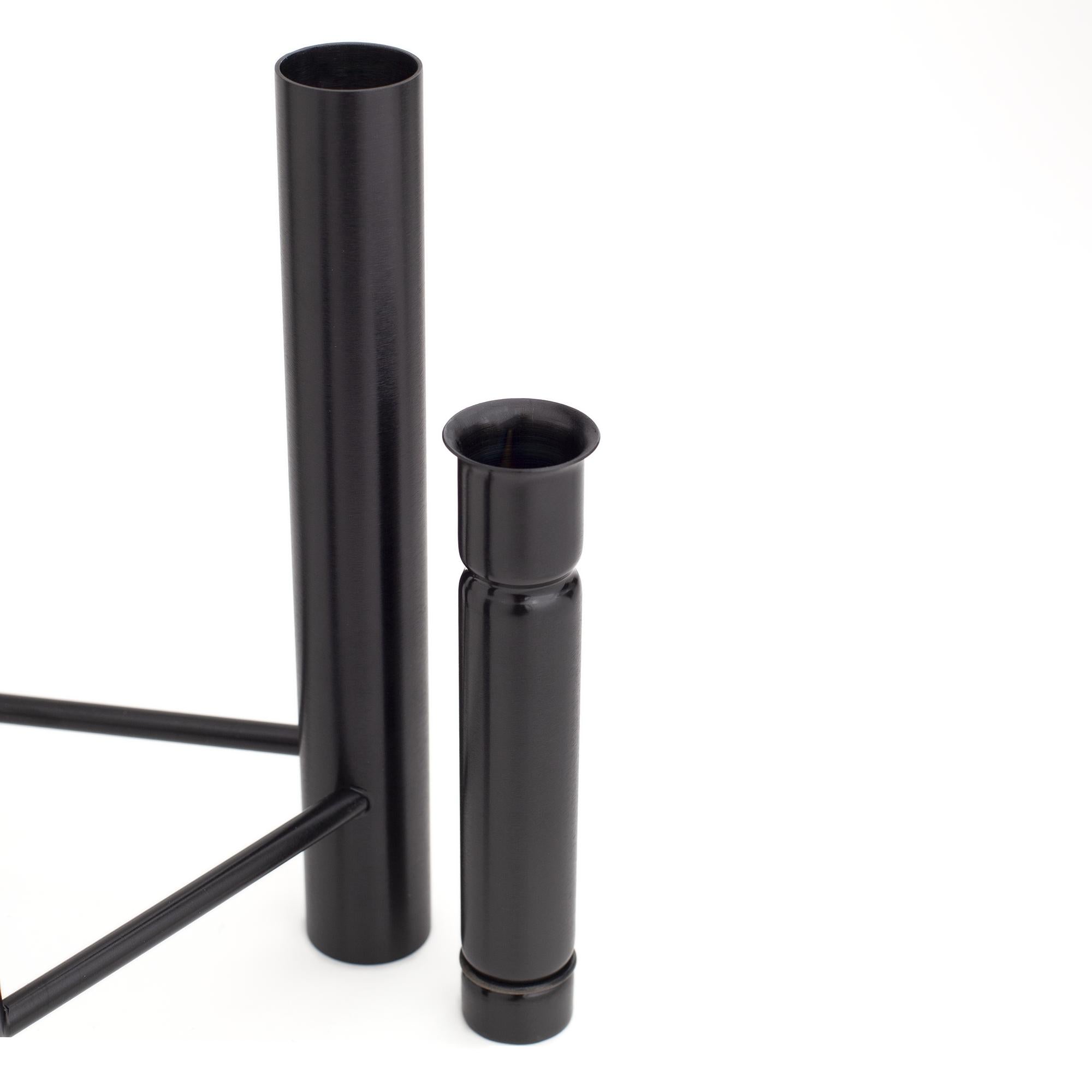 [product_category]-Kay Bojesen Vista Candlestick, Black-Kay Bojesen ApS-5711168012327-232-KAY-3