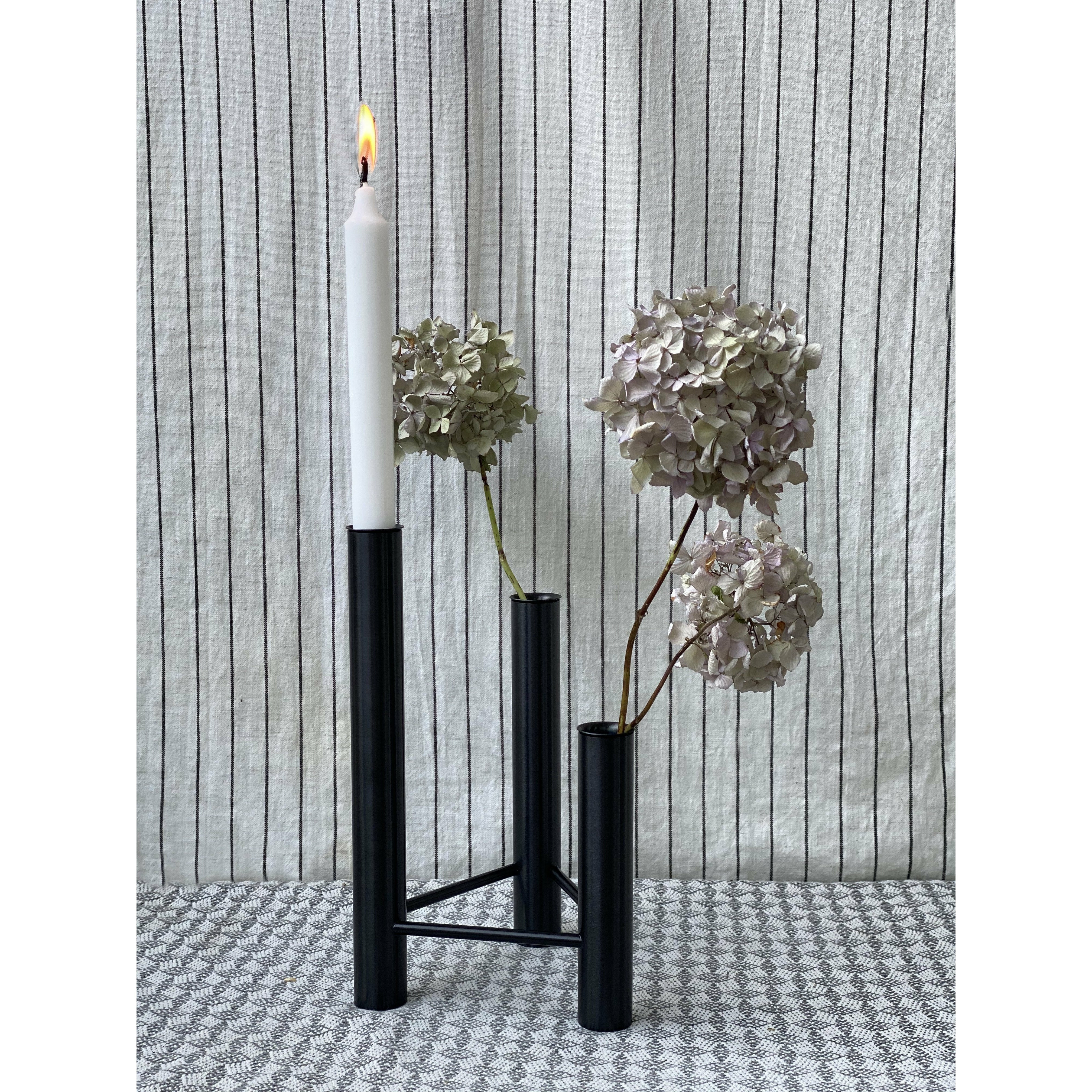 [product_category]-Kay Bojesen Vista Candlestick, Black-Kay Bojesen ApS-5711168012327-232-KAY-4