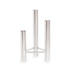 Kay Bojesen Vista Vase a Candlestick, Matte Steele Steel
