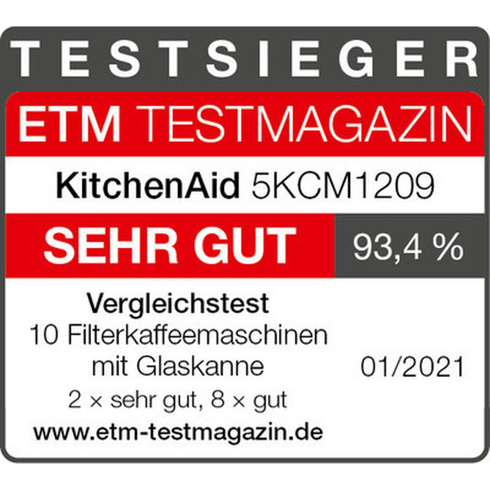 [product_category]-Kitchen Aid 5 Kcm1209 Filter Coffee Machine 1.7 L, Onyx Black-KitchenAid-8003437601583-5KCM1209EOB-KIT-4
