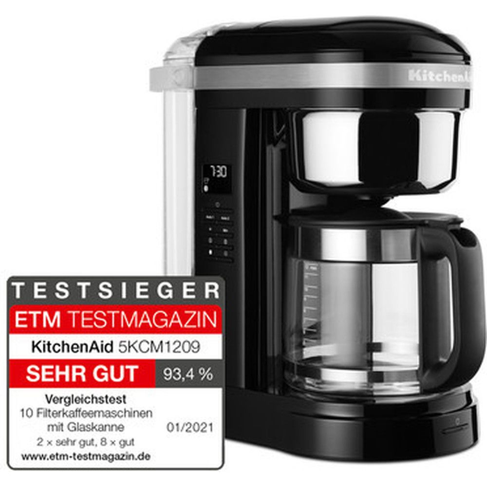 [product_category]-Kitchen Aid 5 Kcm1209 Filter Coffee Machine 1.7 L, Onyx Black-KitchenAid-8003437601583-5KCM1209EOB-KIT-5