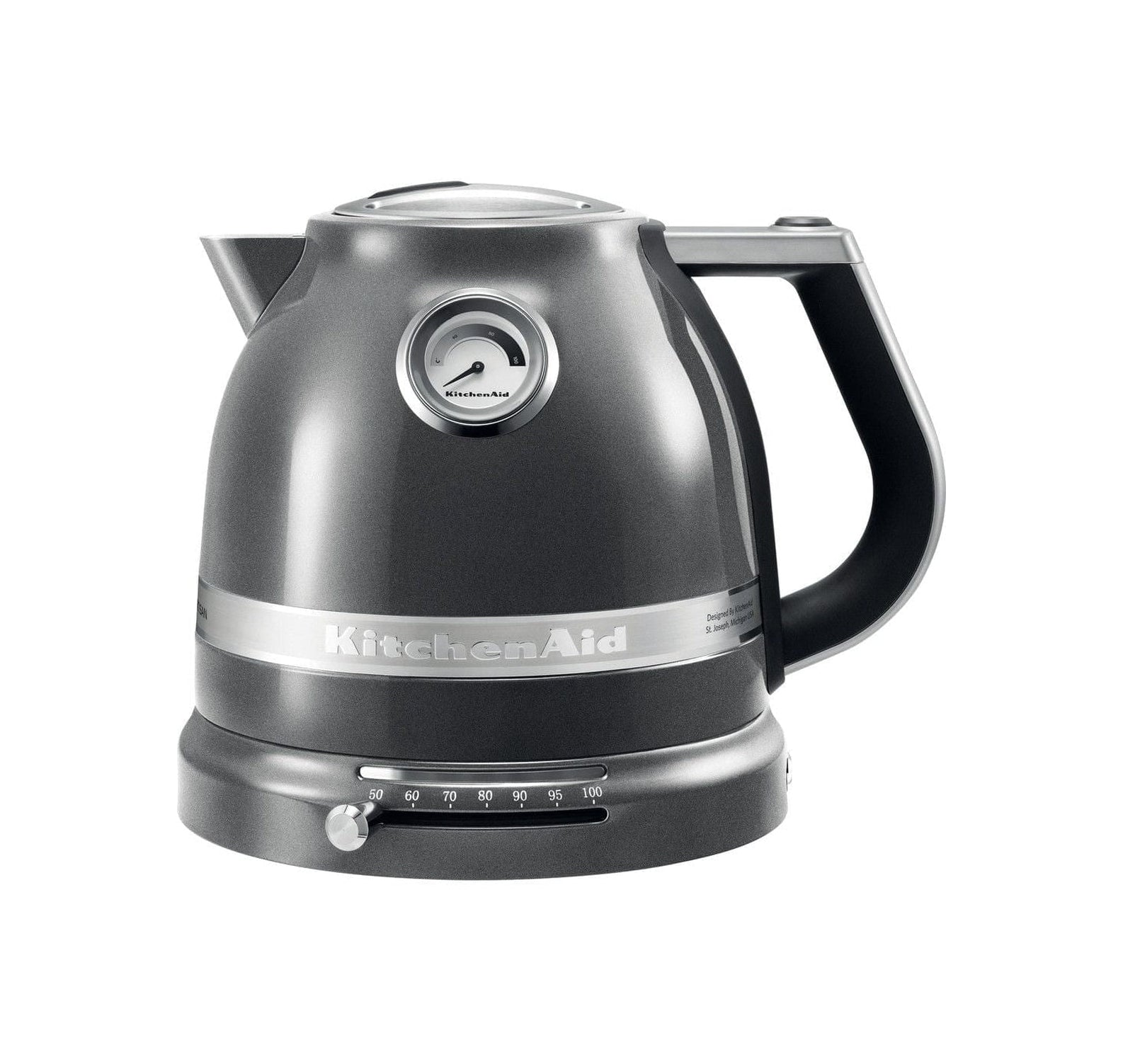[product_category]-Kitchen Aid 5 Kek1522 Artisan Variable Temperature Kettle 1.5 L, Medallion Silver-KitchenAid-5413184151072-5KEK1522EMS-KIT-1