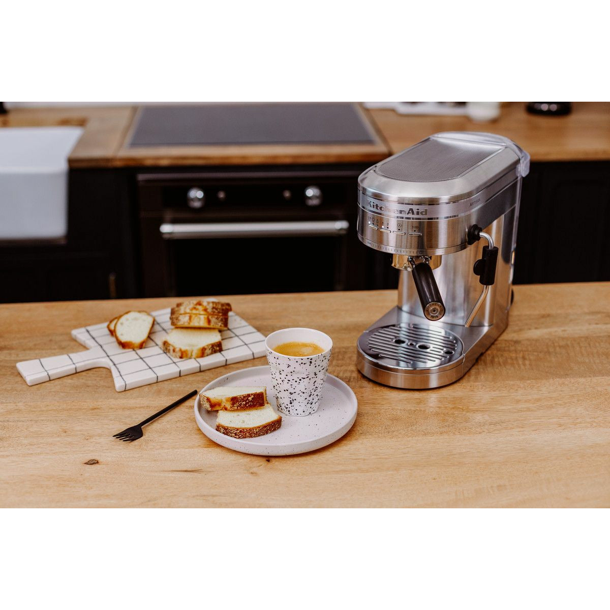 [product_category]-Kitchen Aid 5 Kes6503 Artisan Semi Automatic Espresso Machine, Chrome-KitchenAid-8003437607530-5KES6503ESX-KIT-12