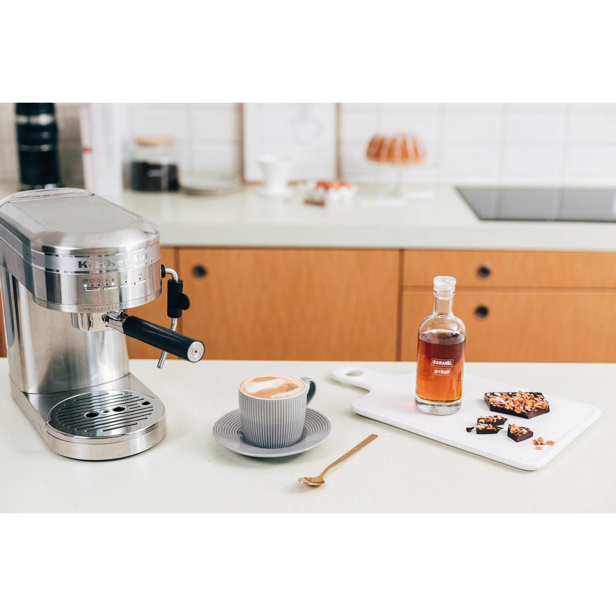 [product_category]-Kitchen Aid 5 Kes6503 Artisan Semi Automatic Espresso Machine, Chrome-KitchenAid-8003437607530-5KES6503ESX-KIT-14