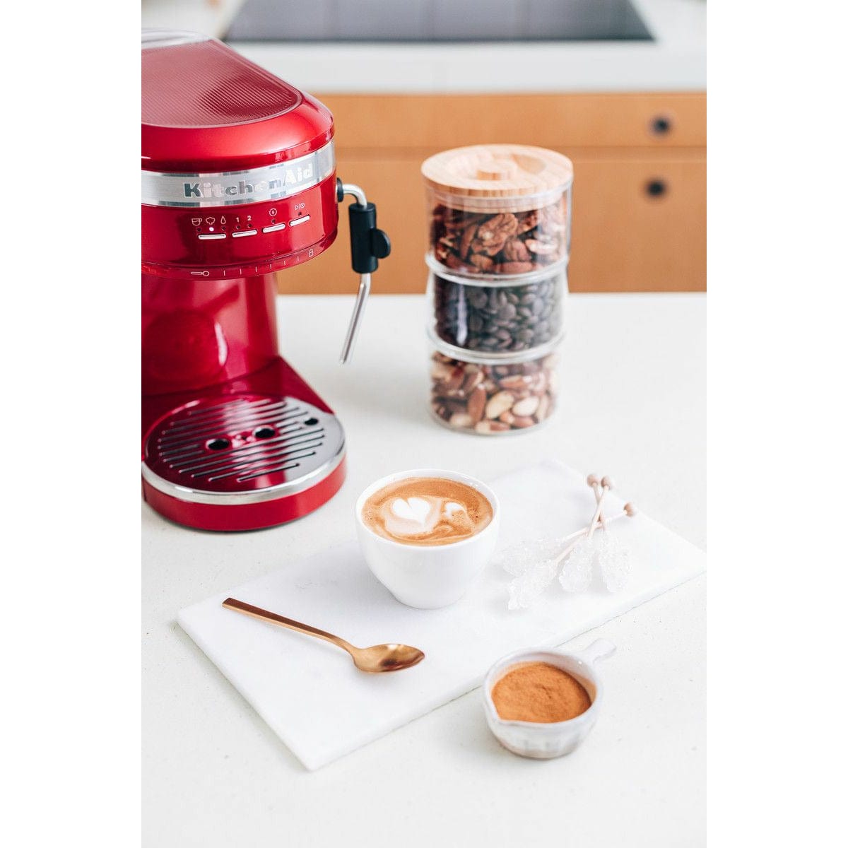 [product_category]-Kitchen Aid 5 Kes6503 Artisan Semi Automatic Espresso Machine, Empire Red-KitchenAid-8003437607516-5KES6503EER-KIT-10