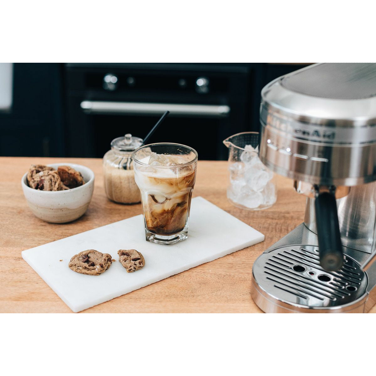 [product_category]-Kitchen Aid 5 Kes6503 Artisan Semi Automatic Espresso Machine, Medallion Silver-KitchenAid-8003437607592-5KES6503EMS-KIT-8