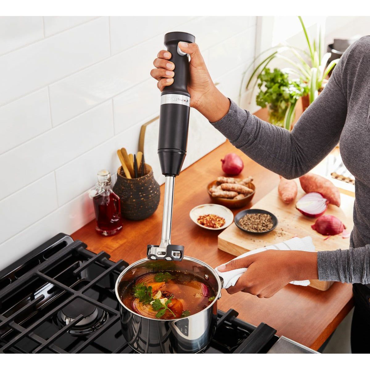 [product_category]-Kitchen Aid 5 Khbbv53 Wireless Hand Blender, Matt Black-KitchenAid-8003437609978-5KHBBV53EBM-KIT-13