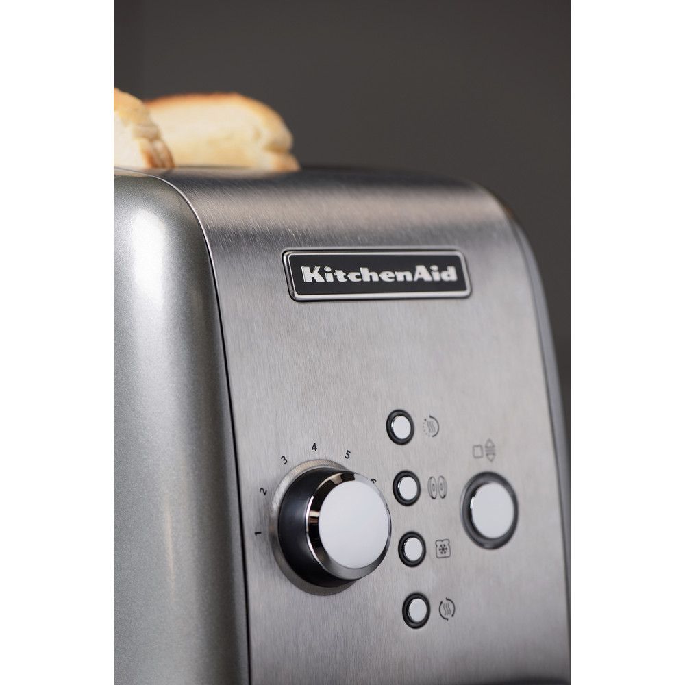 [product_category]-Kitchen Aid 5 Kmt221 Automatic Toaster For 2 Slices, Contour Silver-KitchenAid-5413184160654-5KMT221ECU-KIT-5