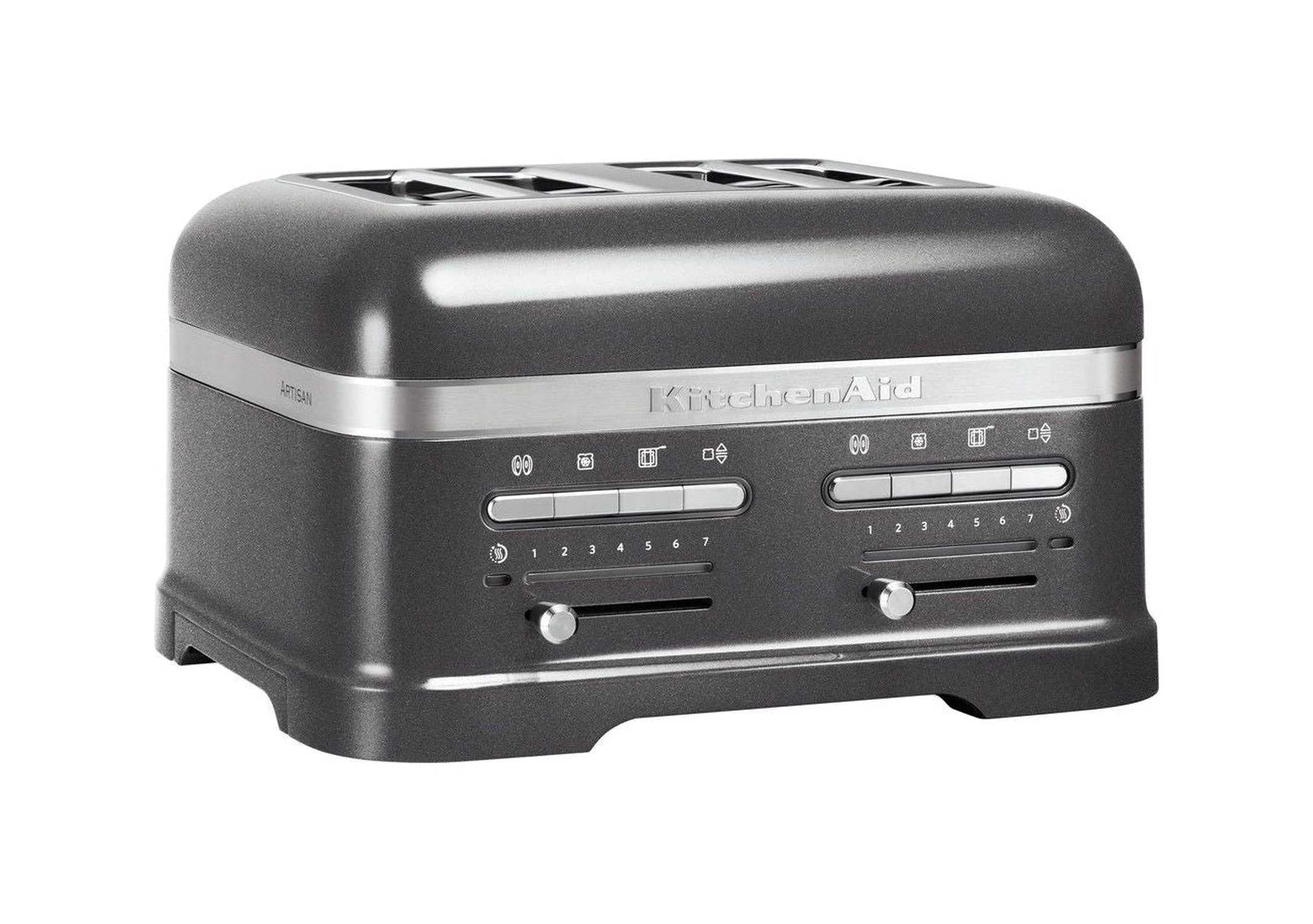 [product_category]-Kitchen Aid 5 Kmt4205 Artisan Toaster For 4 Slices, Medallion Silver-KitchenAid-5413184170165-5KMT4205EMS-KIT-1