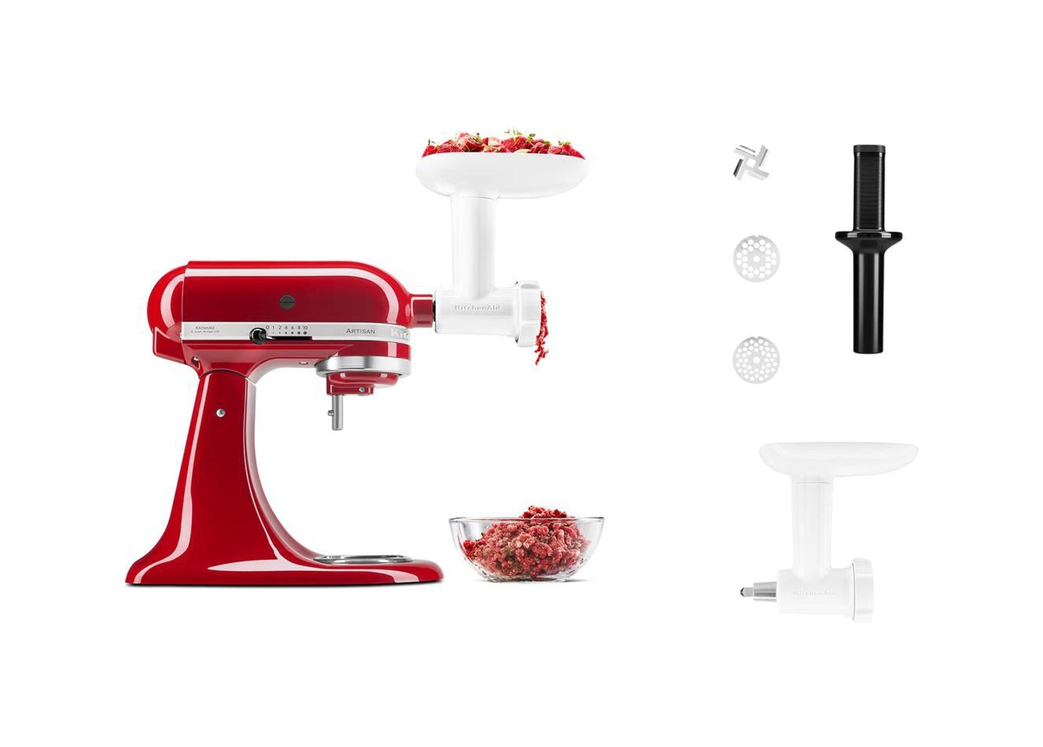 [product_category]-Kitchen Aid 5 Ksmfga Meat Grinder, Plastic-KitchenAid-5413184602956-5KSMFGA-KIT-1