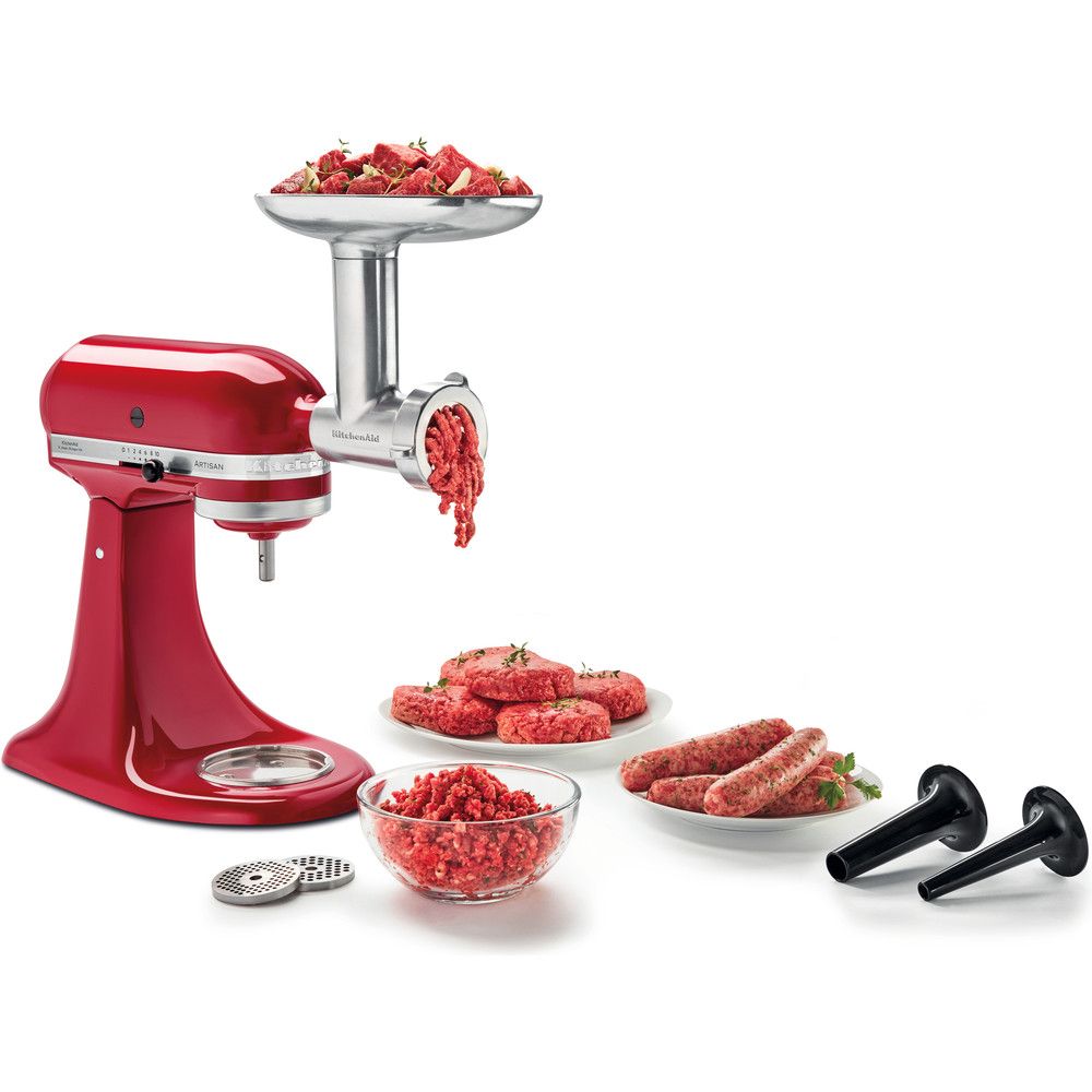 [product_category]-Kitchen Aid 5 Ksmfga Meat Grinder With Sausage Filler, Metal-KitchenAid-5413184410001-5KSMMGA-KIT-2