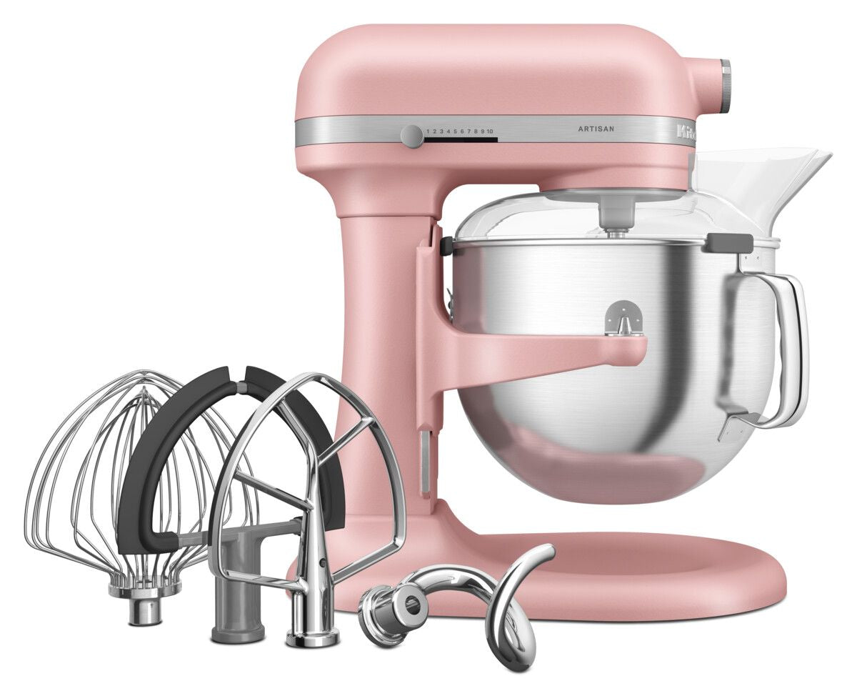[product_category]-Kitchen Aid Artisan Bowl Lift Stand Mixer 6.6 L, Dried Rose-KitchenAid-8003437630835-5KSM70SHXEDR-KIT-6