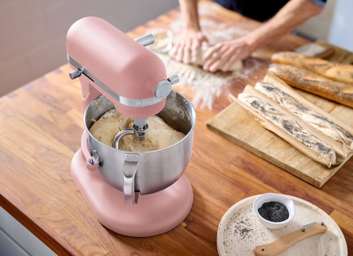 [product_category]-Kitchen Aid Artisan Bowl Lift Stand Mixer 6.6 L, Dried Rose-KitchenAid-8003437630835-5KSM70SHXEDR-KIT-8