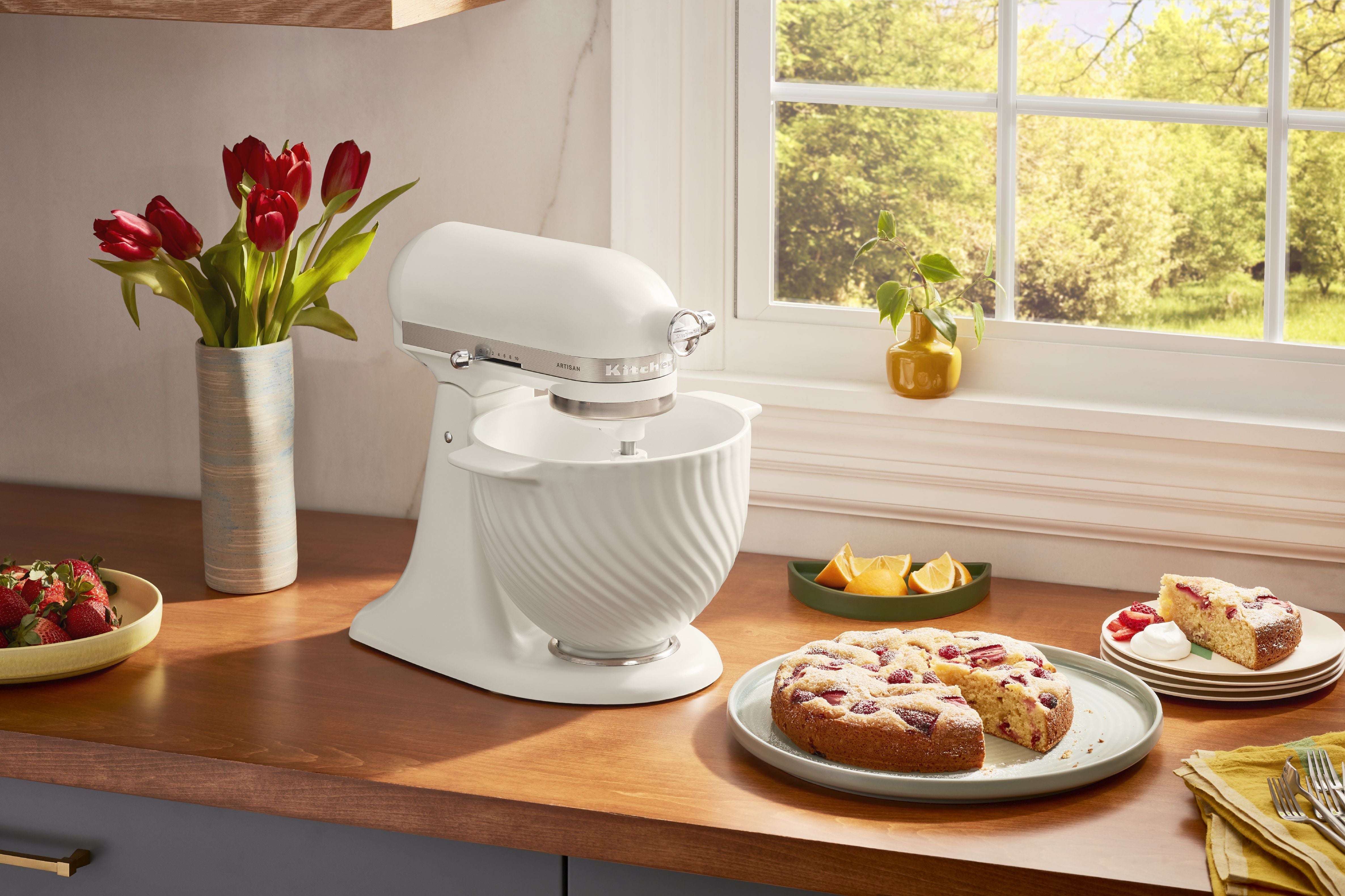[product_category]-Kitchen Aid Ceramic Bowl 4.7 L, Meringue-KitchenAid-8003437643736-5KSM2CB5MR-KIT-5