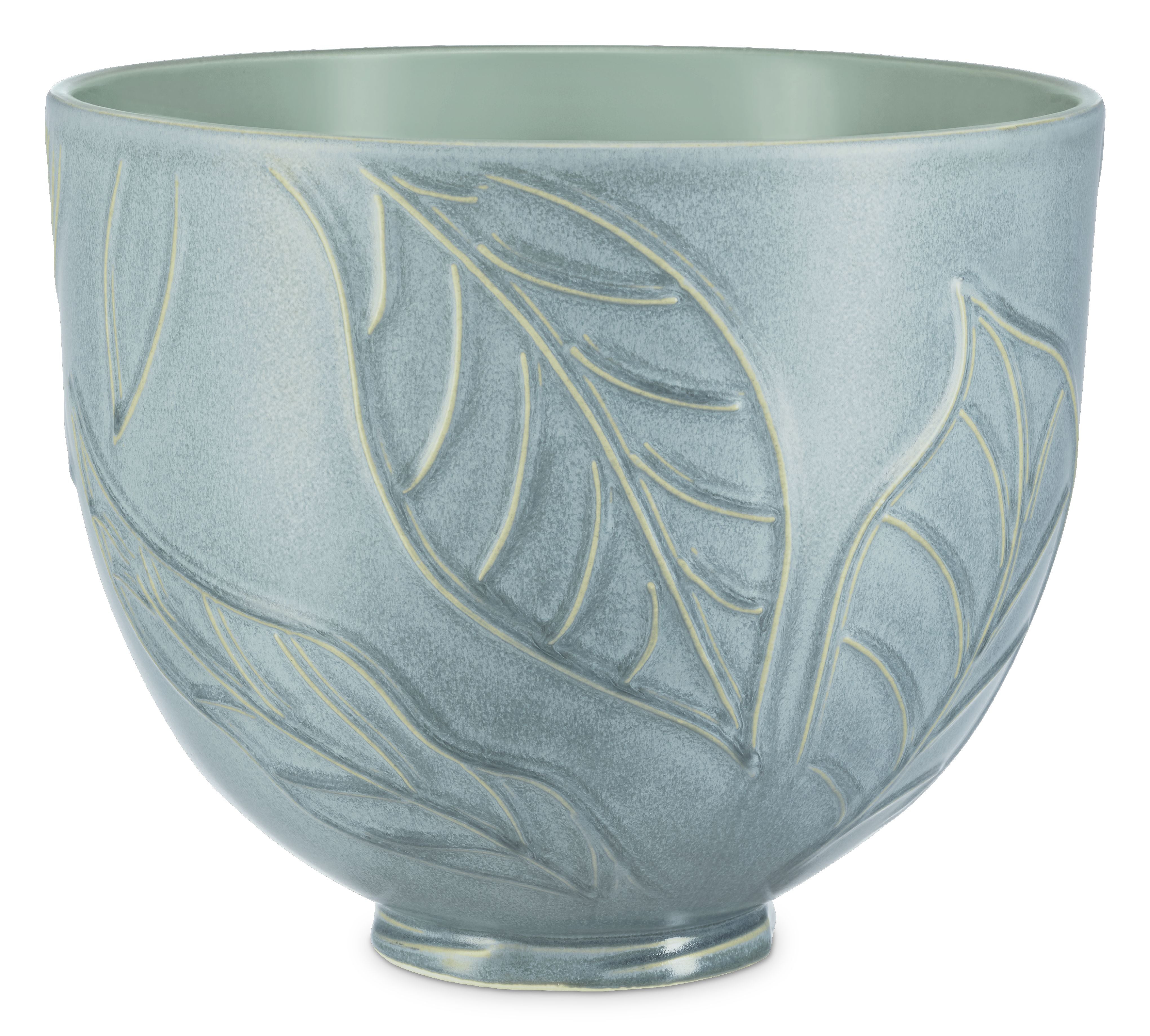 [product_category]-Kitchen Aid Ceramic Bowl 4.7 L, Spring Leaves-KitchenAid-8003437643644-5KSM2CB5LB-KIT-5