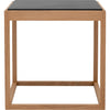 Klassik Studio Kø Cube Side Table Oil Oillared, šedý mramor