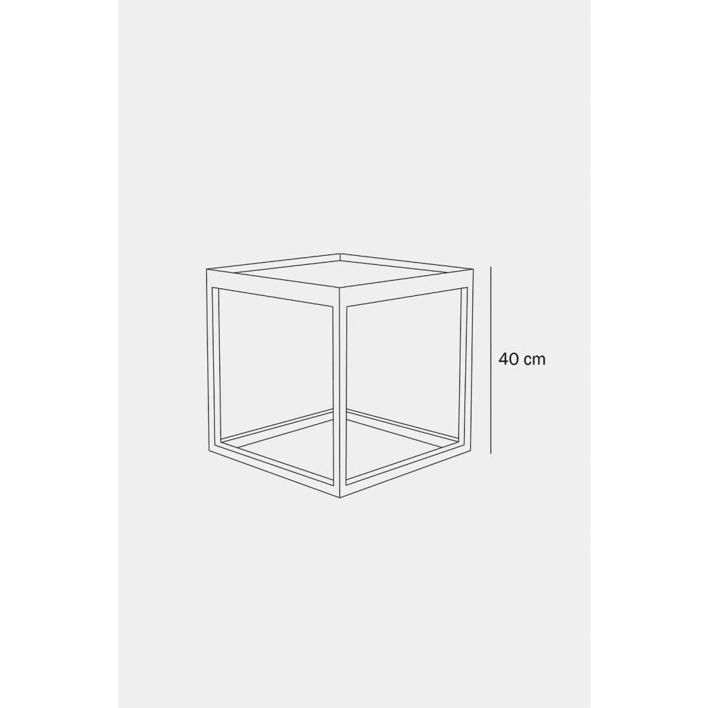 [product_category]-Klassik Studio Kø Cube Side Table Oak Oiled, Grey Marble-Klassik Studio-CUBE-OILEDOAK-DARKGREYMARBLE-KLA-3