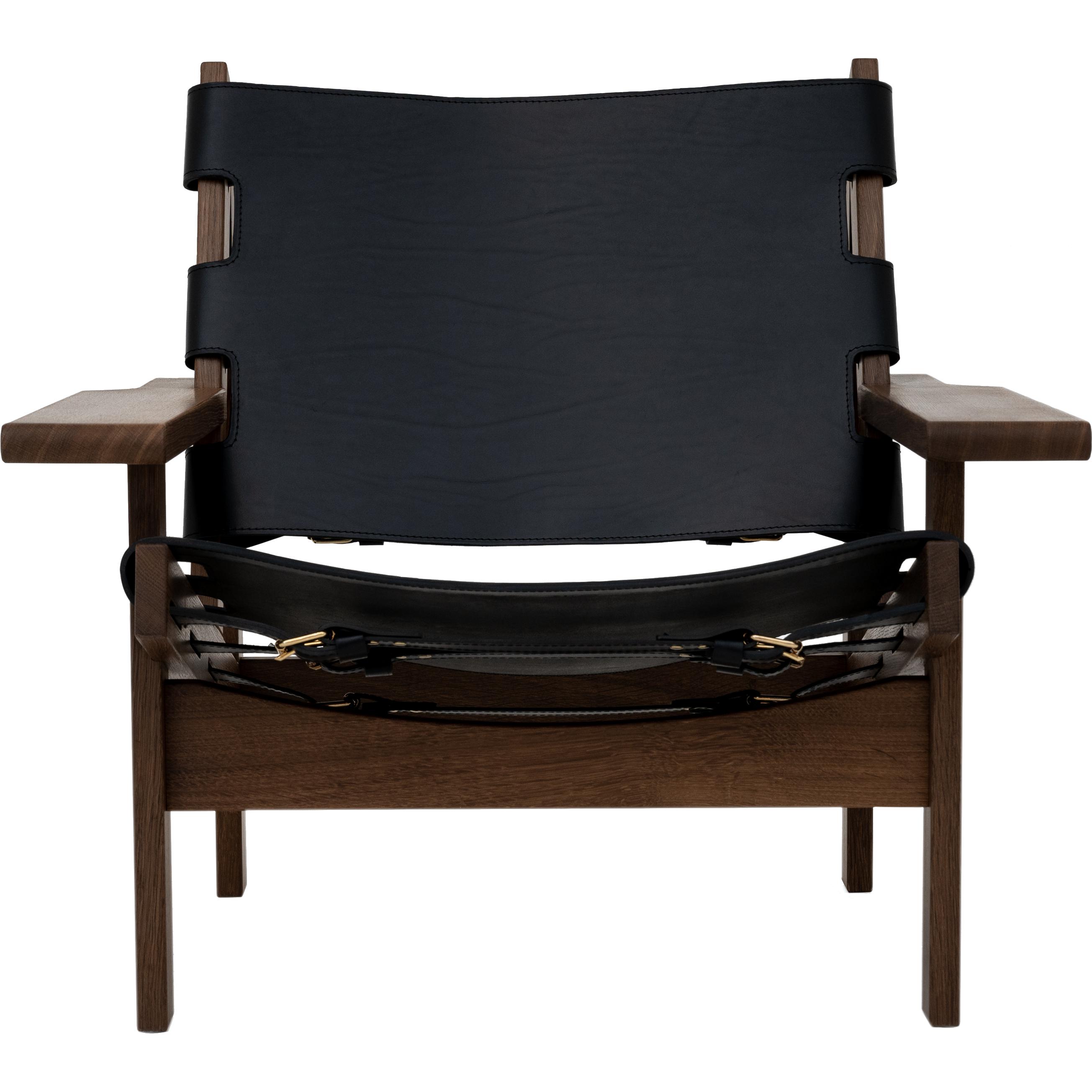 [product_category]-Klassik Studio Kø Hunting Chair Oak Smoked, Black Leather-Klassik Studio-HUNTING-SMOKEDOAK-BLACKLEATHER-KLA-2