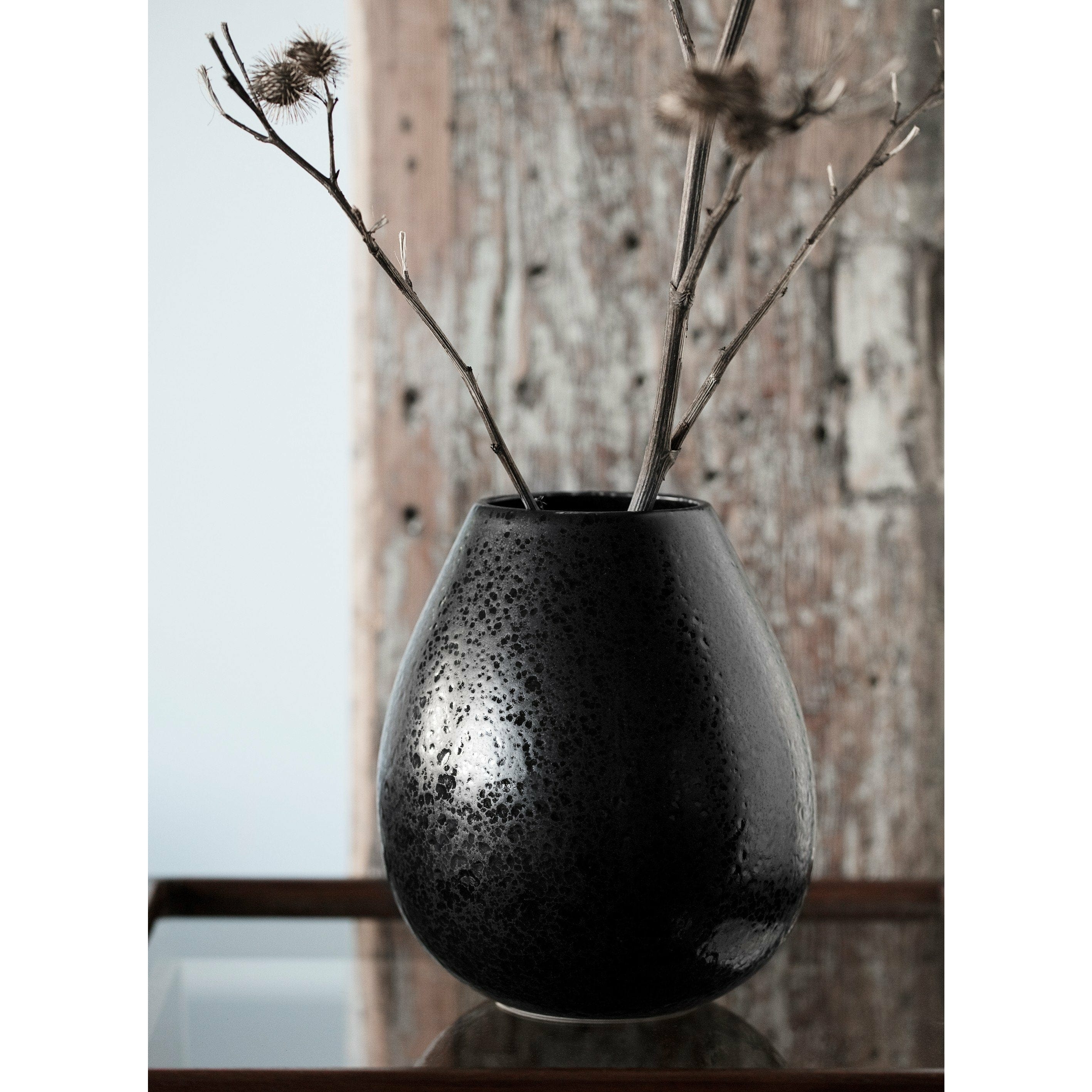 [product_category]-Klassik Studio Milo Drop Vase, Grey-Klassik Studio-5714172000694-105101-KLA-3