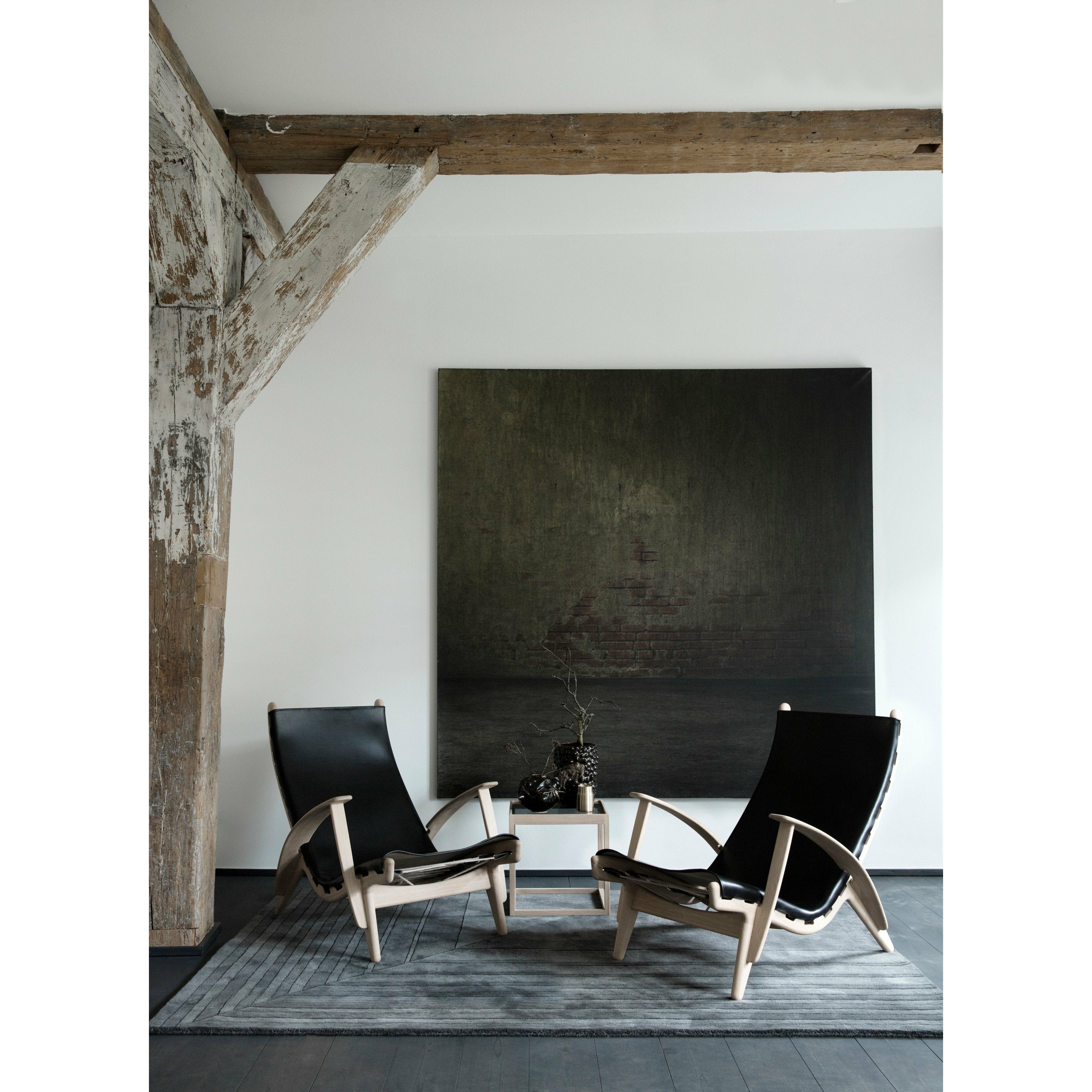 [product_category]-Klassik Studio Pv King's Chair Smoked Oak, Black Leather-Klassik Studio-KING-92500201+92454101-KLA-6