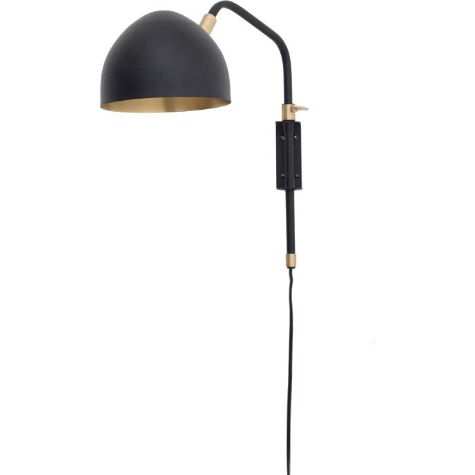 [product_category]-Klassik Studio Studio 1 Wall Lamp, Black-Klassik Studio-5714172000038-204102-KLA-1