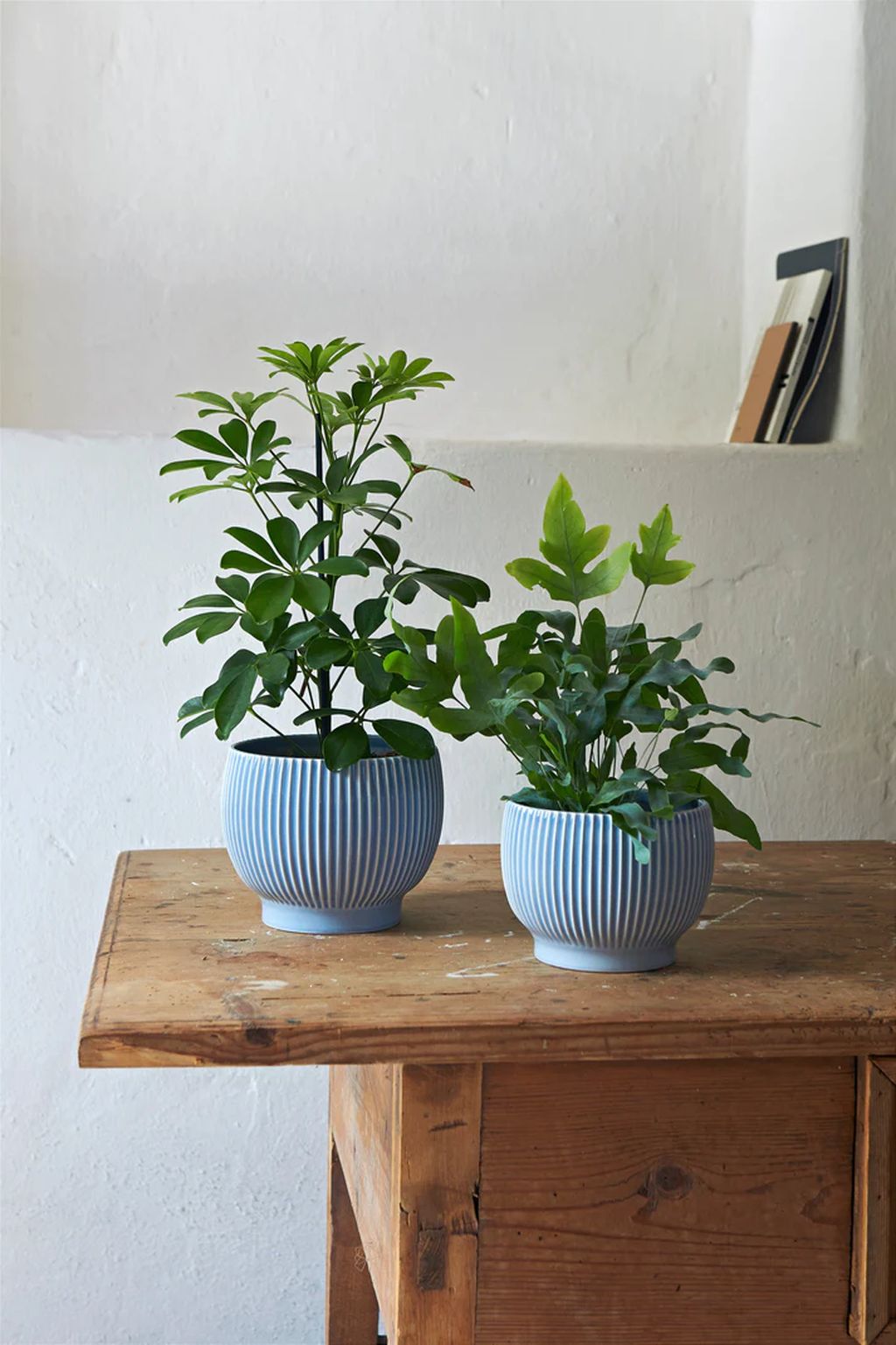 [product_category]-Knabstrup Keramik Flowerpot With Wheels ø 14.5 Cm, Lavender Blue-Knabstrup Keramik-5713959012554-1255-KNA-2