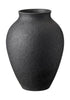 Knabstrup Keramik Vase H 20 cm, černá