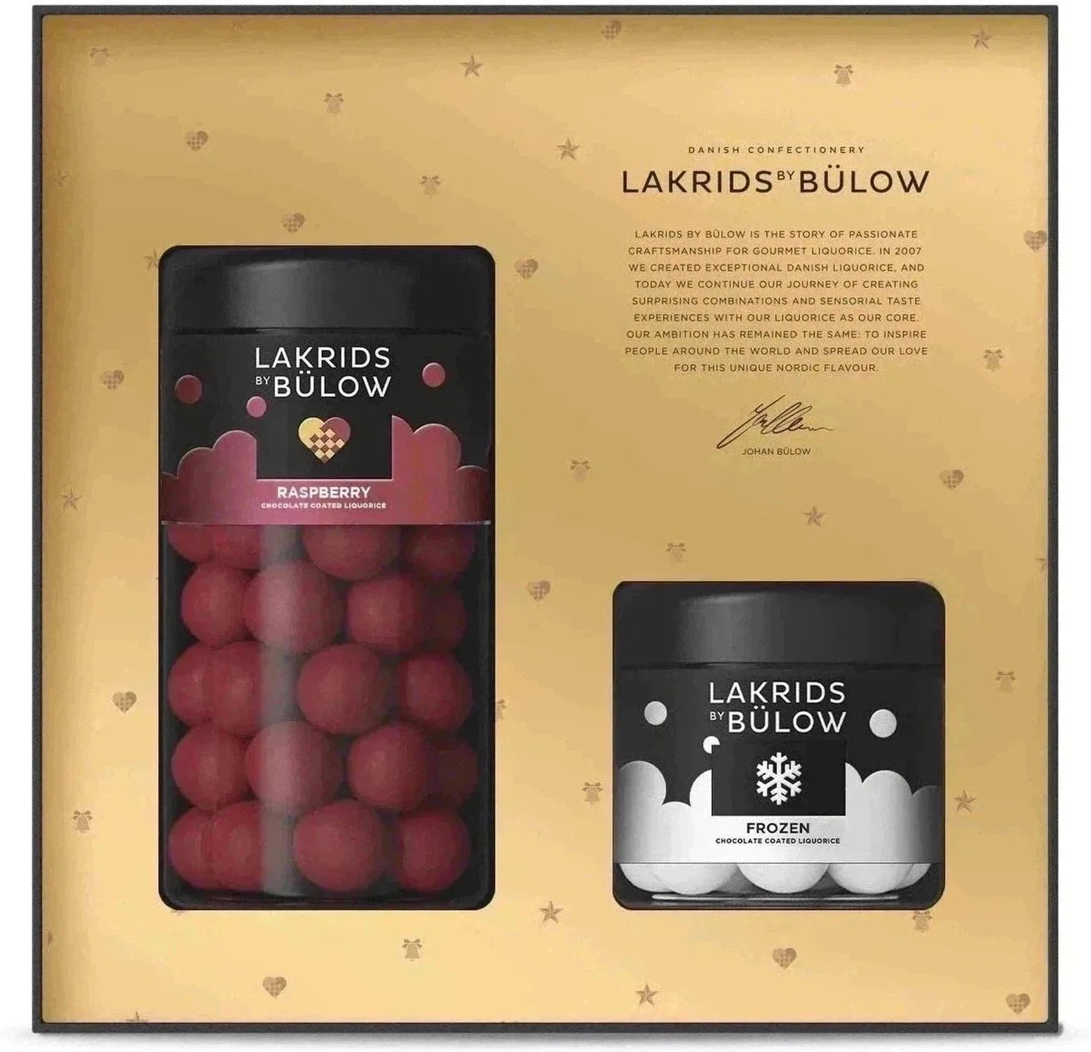 Lakridy od Bülow Winter Black Box Crispy Raspberry/Frozen Mint, 420G