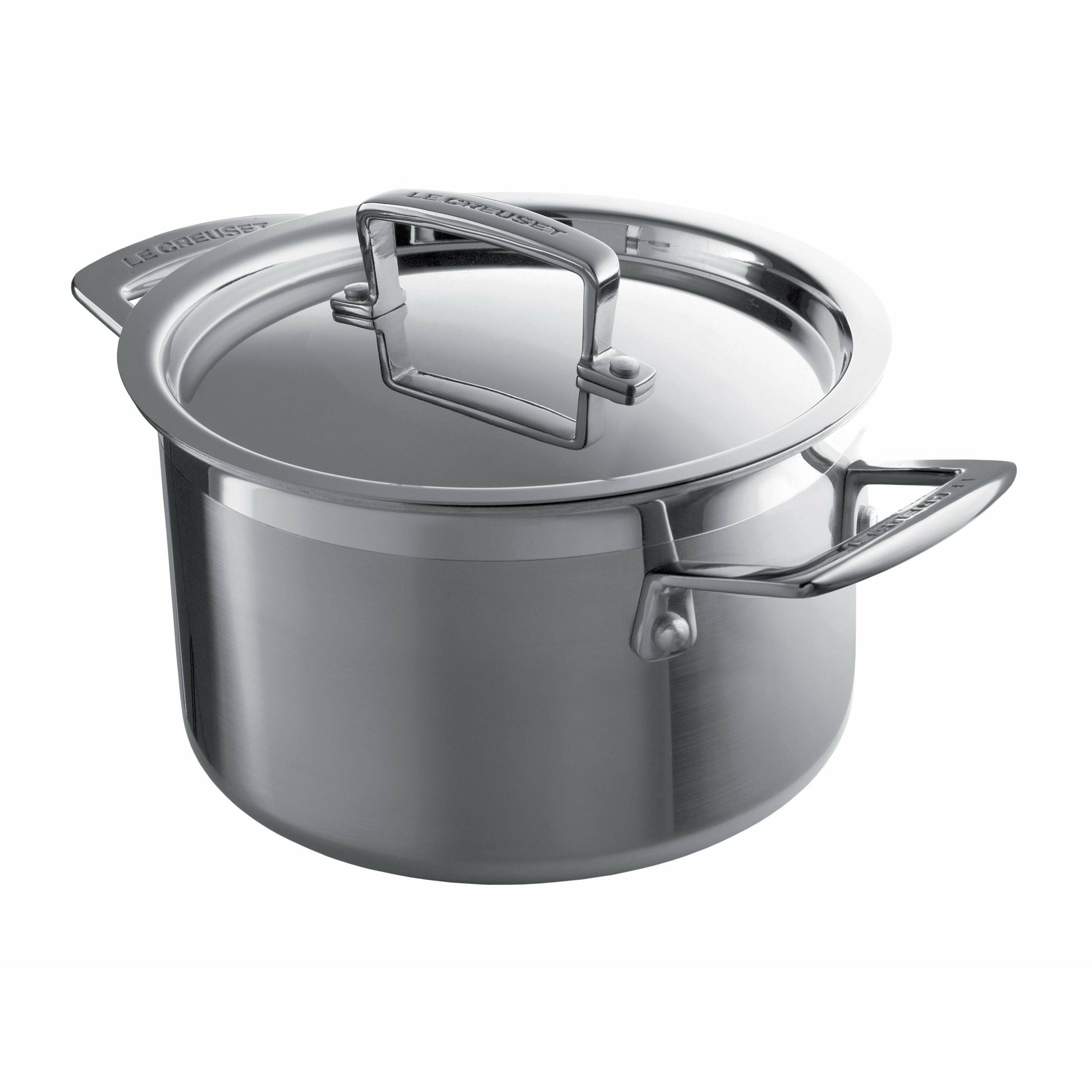 [product_category]-Le Creuset 3 Ply Stainless Steel Deep Casserole 2.3 L, 18 Cm-Le Creuset-630870042871-96200618001000-LEC-1