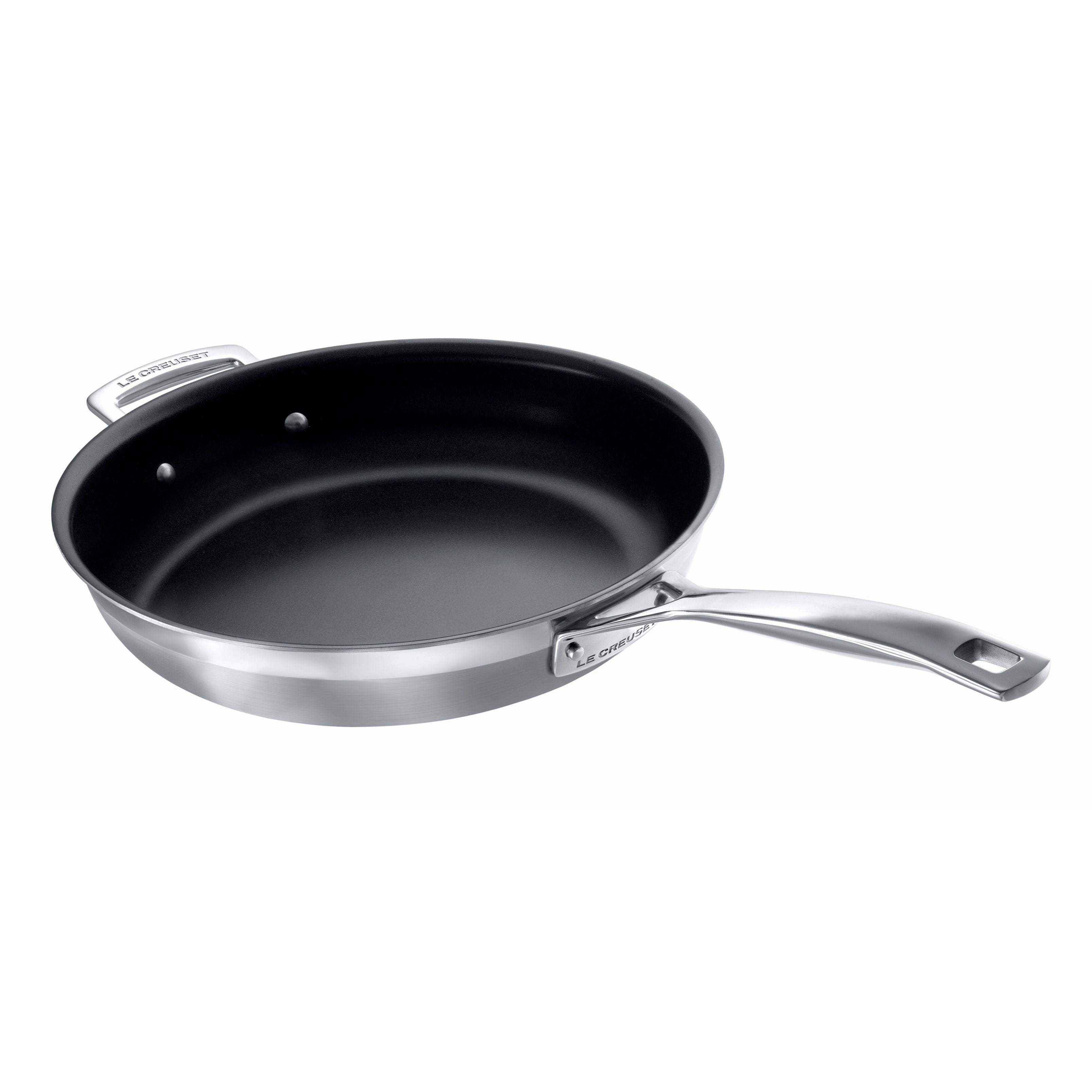 [product_category]-Le Creuset 3 Ply Stainless Steel Non Stick Frying Pan, 28 Cm-Le Creuset-630870042178-96200328001000-LEC-1
