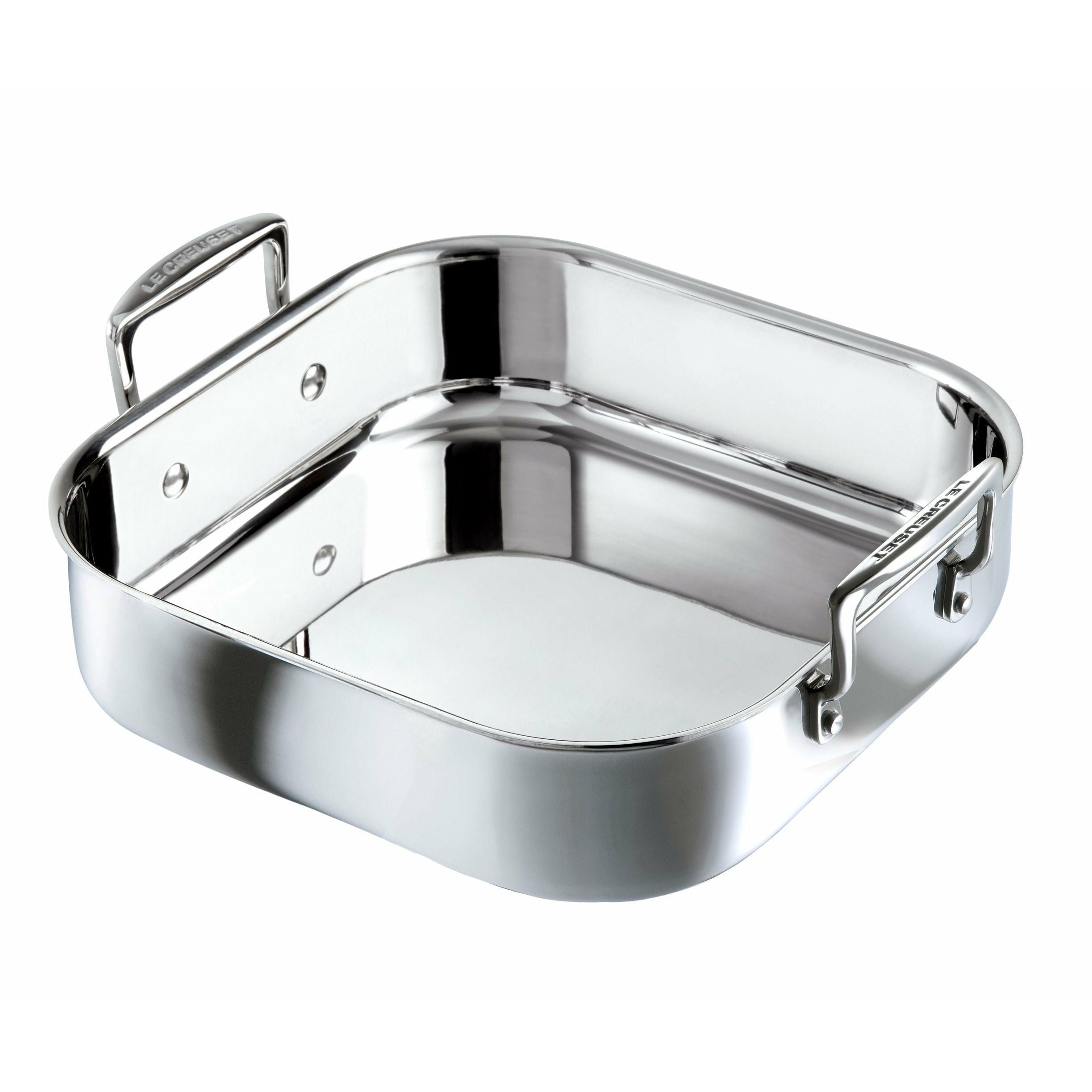 [product_category]-Le Creuset 3 Ply Stainless Steel Square Roaster 4.4 L, 26 Cm-Le Creuset-630870249096-96106026000000-LEC-1