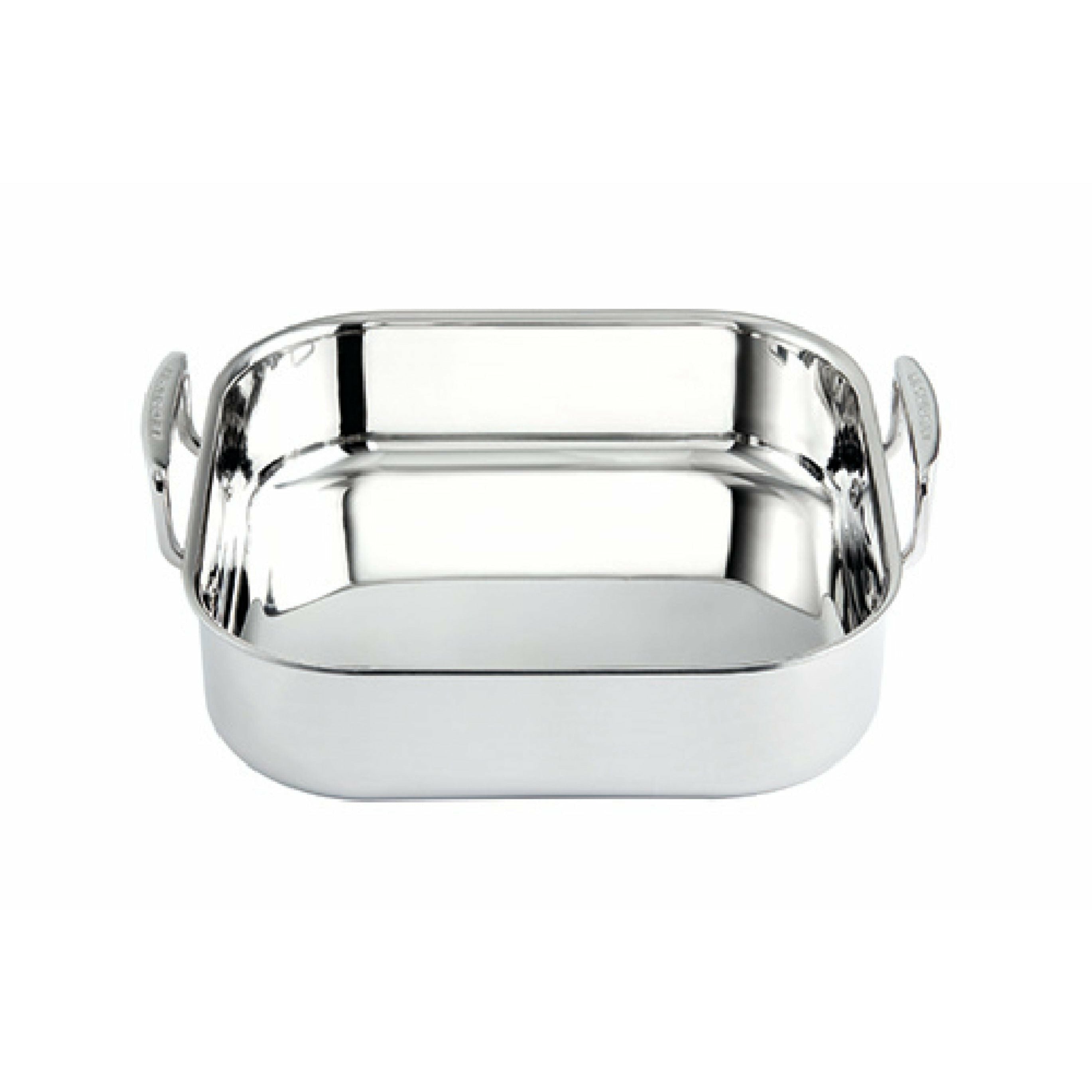 [product_category]-Le Creuset 3 Ply Stainless Steel Square Roaster 4.4 L, 26 Cm-Le Creuset-630870249096-96106026000000-LEC-3