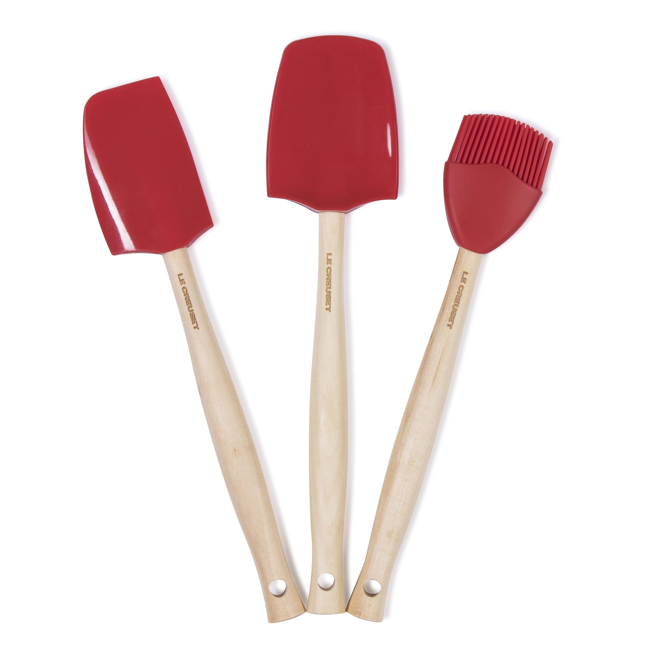 [product_category]-Le Creuset Cooking Trowel Craft 3 Piece, Cherry Red-Le Creuset-630870302302-42830000600007-LEC-1