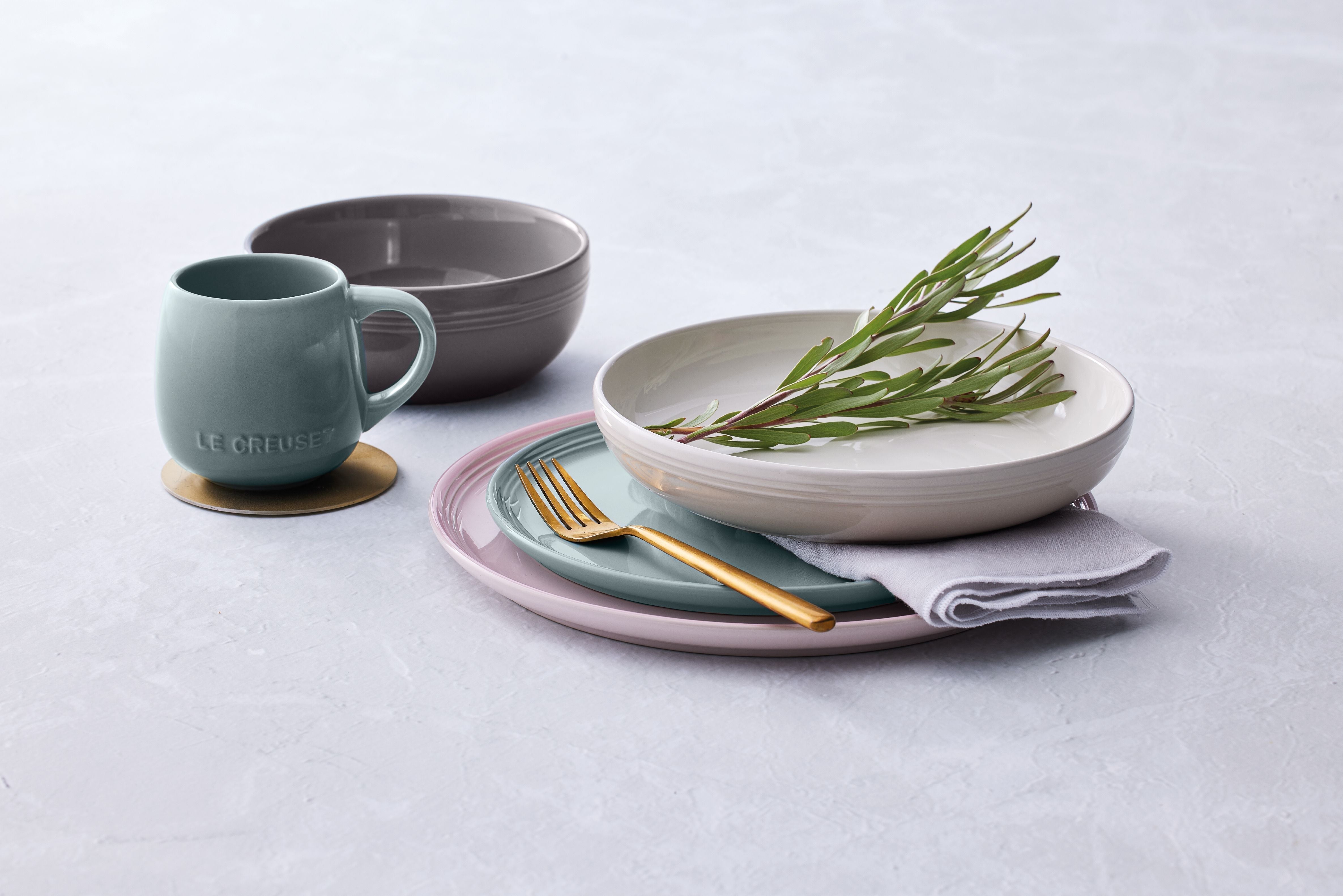 [product_category]-Le Creuset Coupe Dinner Plate, Shell Pink-Le Creuset-843251169184-70234277777080-LEC-5