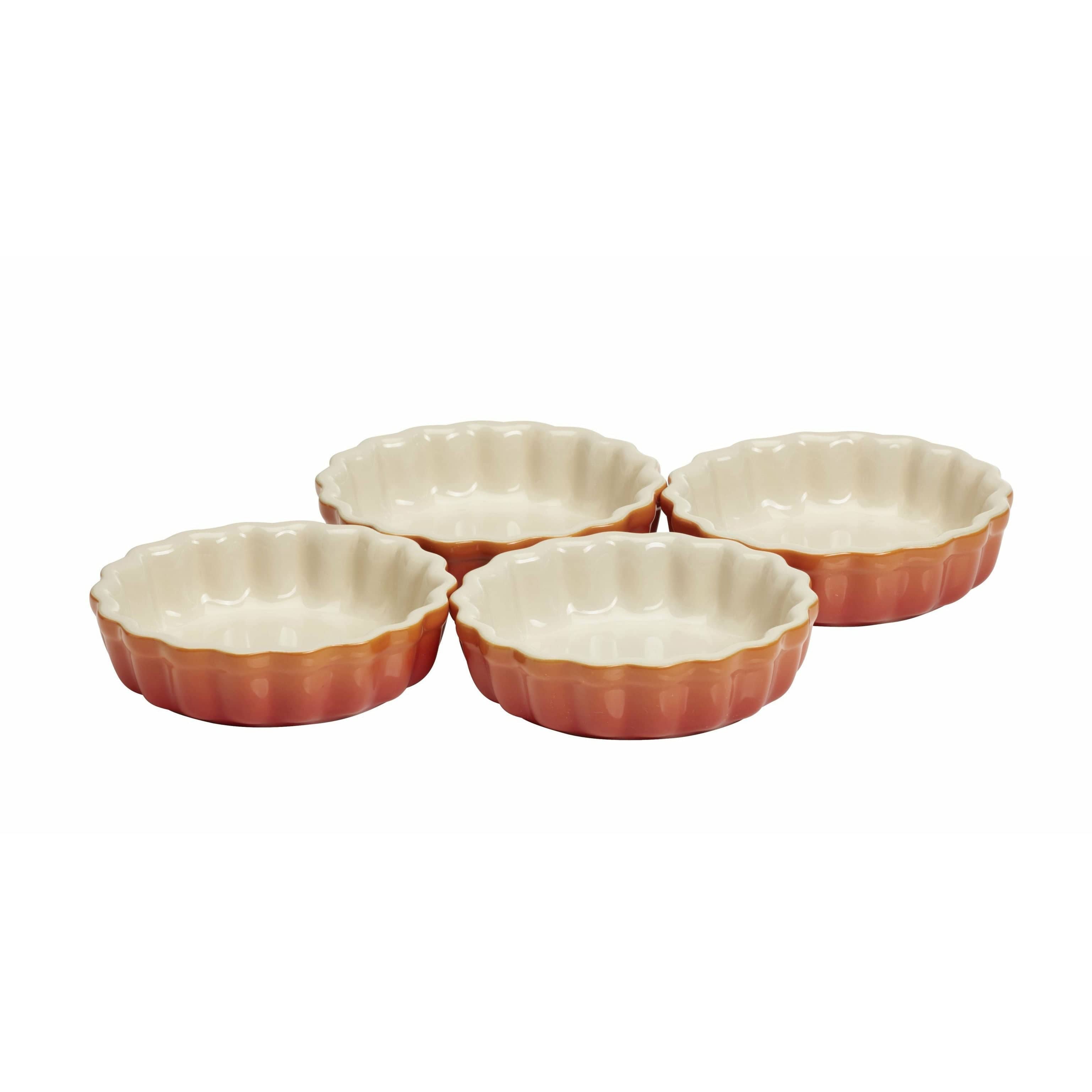 [product_category]-Le Creuset Heritage Set Of 4 Tart Moulds 11 Cm, Oven Red-Le Creuset-630870062275-91017411090000-LEC-1