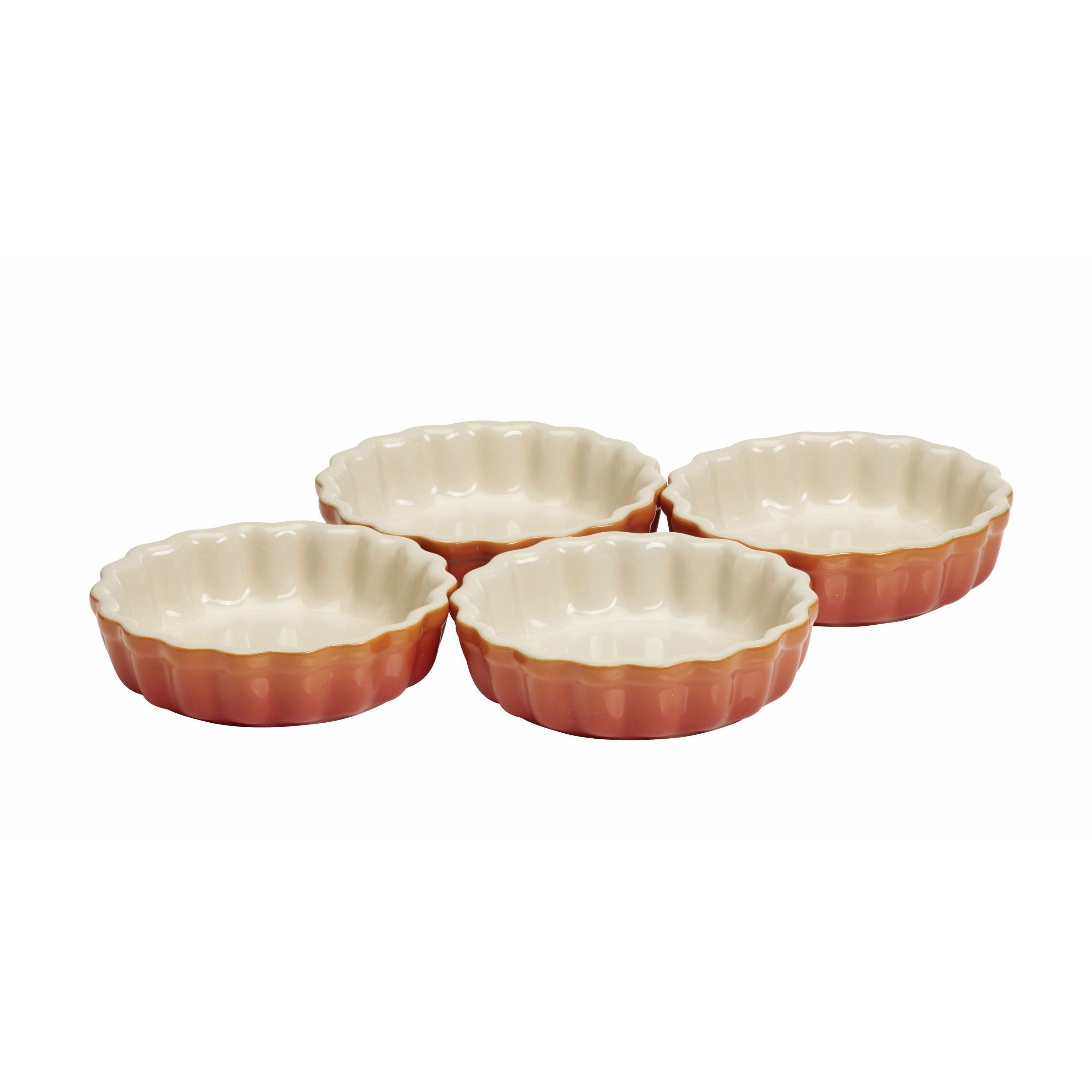 [product_category]-Le Creuset Heritage Set Of 4 Tart Moulds 11 Cm, Oven Red-Le Creuset-630870062275-91017411090000-LEC-3