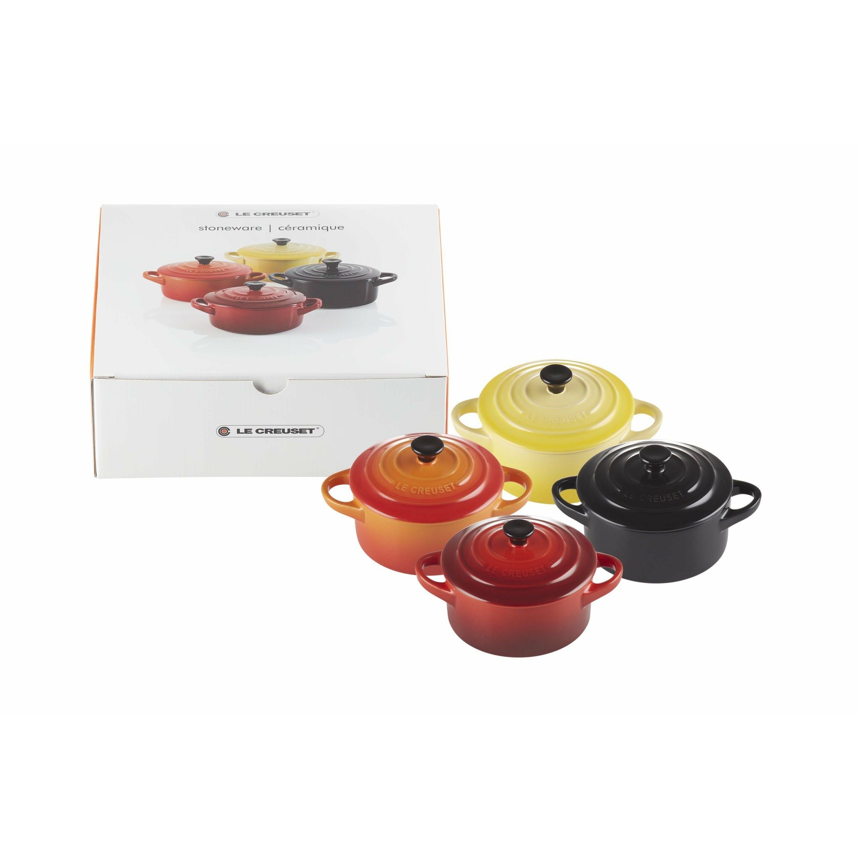 [product_category]-Le Creuset Mini Cocotte 10 X 5 Cm Red, 4 Pcs.-Le Creuset-843251145591-79212105129100-LEC-1