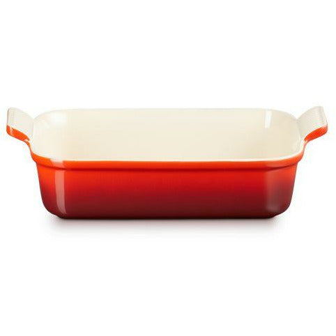 [product_category]-Le Creuset Rectangular Baking Dish Tradition 26 Cm, Cherry Red-Le Creuset-843251102730-71102260600001-LEC-1