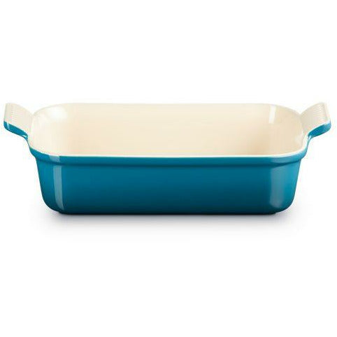 [product_category]-Le Creuset Rectangular Baking Dish Tradition 26 Cm, Deep Teal-Le Creuset-843251136049-71102266420001-LEC-1