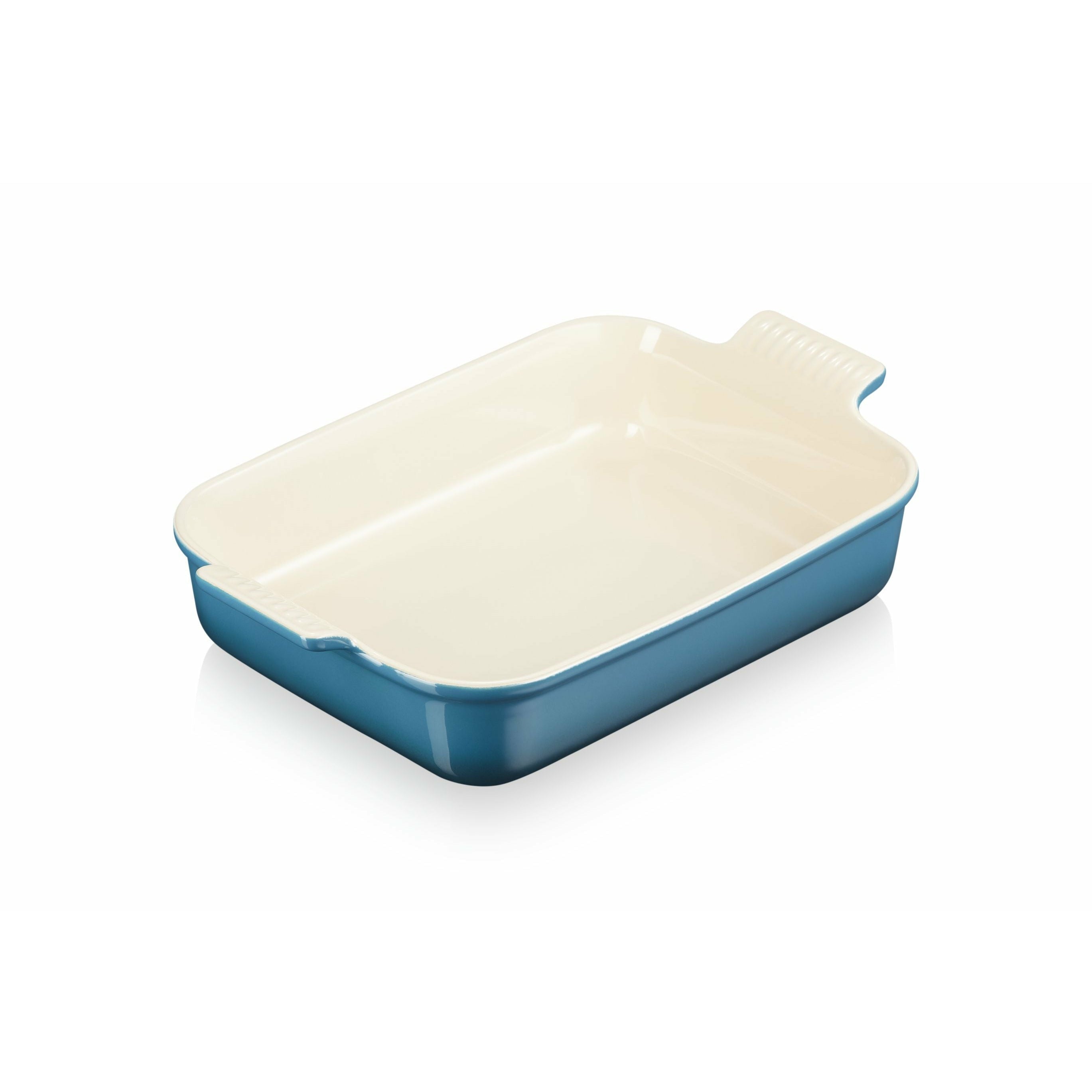 [product_category]-Le Creuset Rectangular Baking Dish Tradition 32 Cm, Deep Teal-Le Creuset-843251136377-71102326420001-LEC-1
