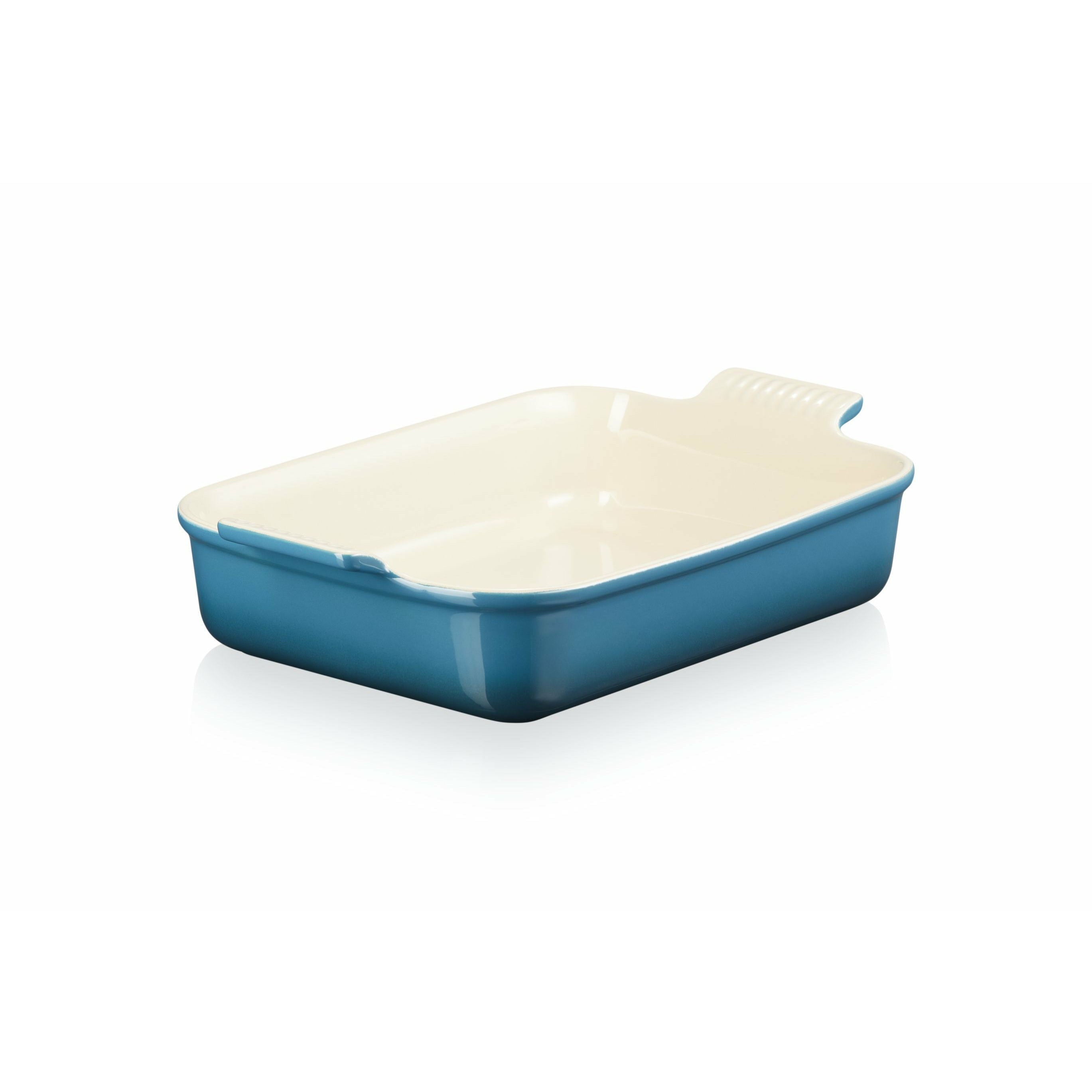 [product_category]-Le Creuset Rectangular Baking Dish Tradition 32 Cm, Deep Teal-Le Creuset-843251136377-71102326420001-LEC-2